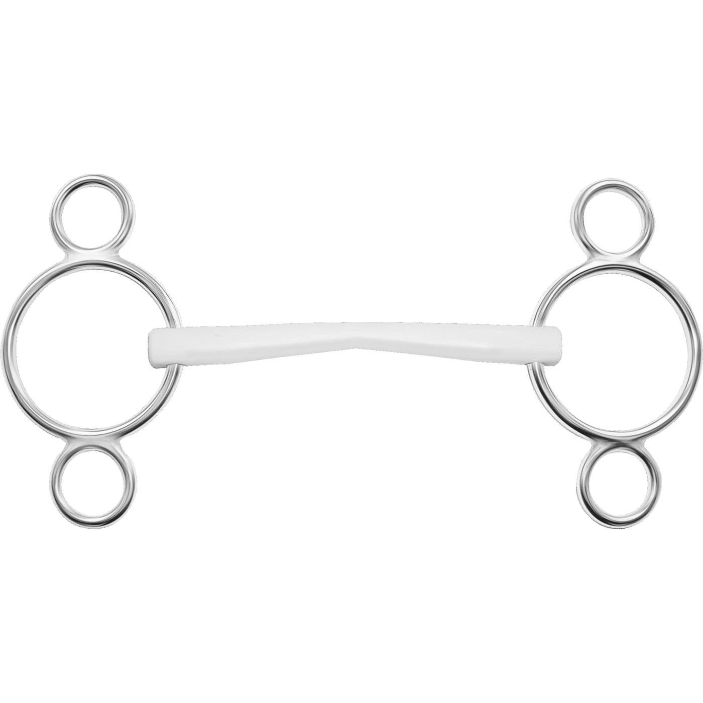 SPRENGER Stangengebiss Sprenger Springkandare Duo 3-Ring WIEN 16 mm