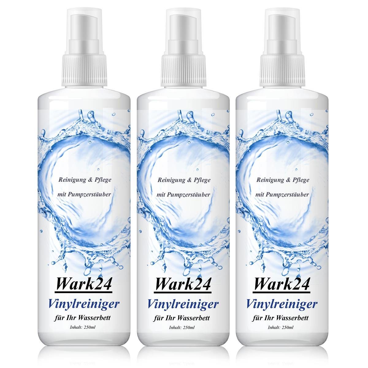 Wark24, Wasserbett Wark24 Vinylreiniger für Ihr Wasserbett 250ml - Reinigung & Pflege (3e