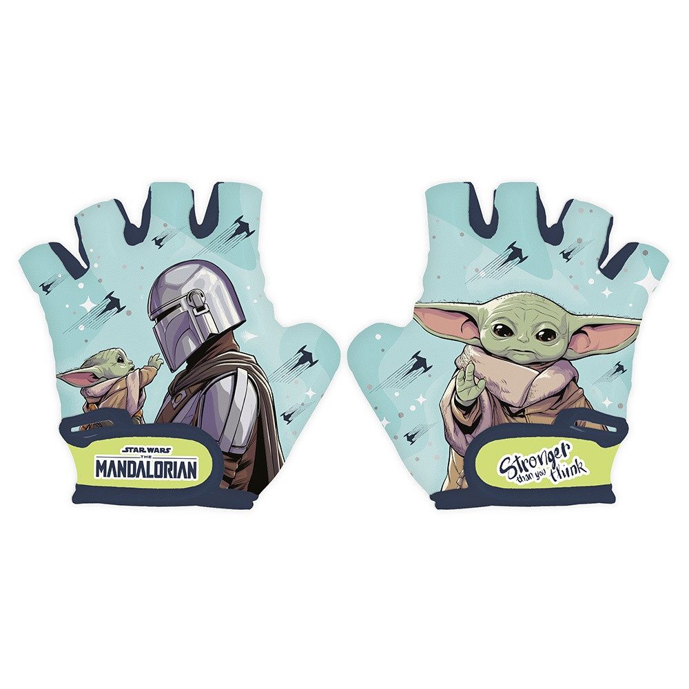 Seven Polska Fahrradhandschuhe Star Wars MANDALORIAN, Размер S, fingerloser Schutz-Handschuh