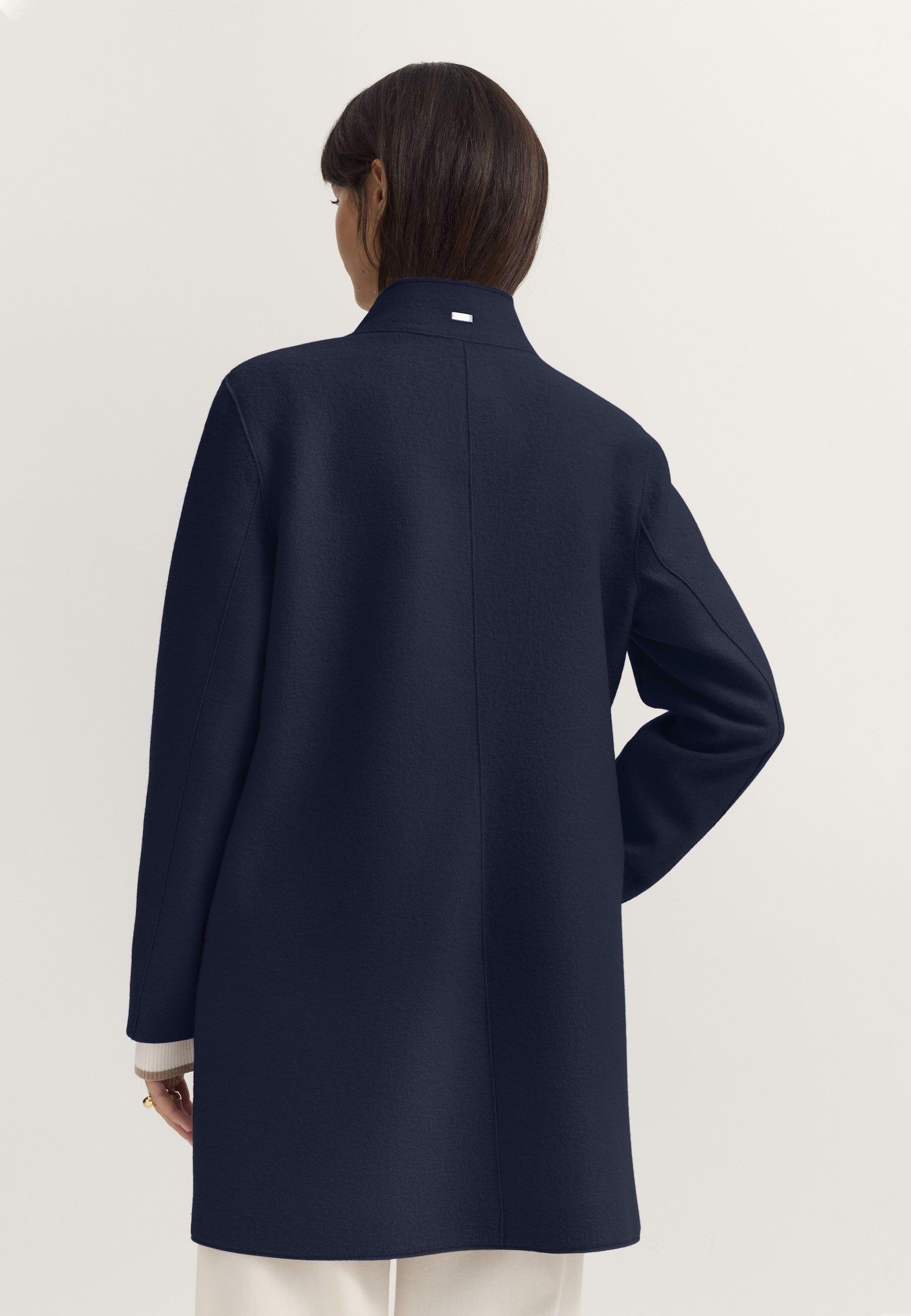 bugatti Wollmantel Regular Fit aus reiner italienischer Wolle