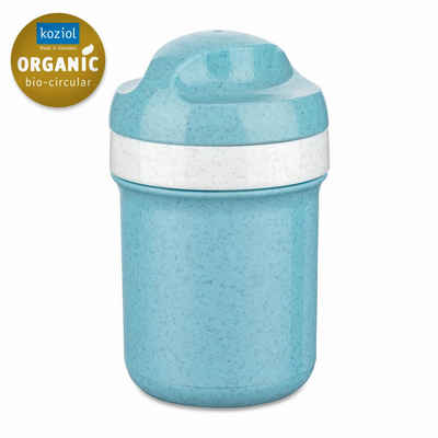 KOZIOL Trinkflasche Oase Mini Organic Frostie Blue, 200 ml