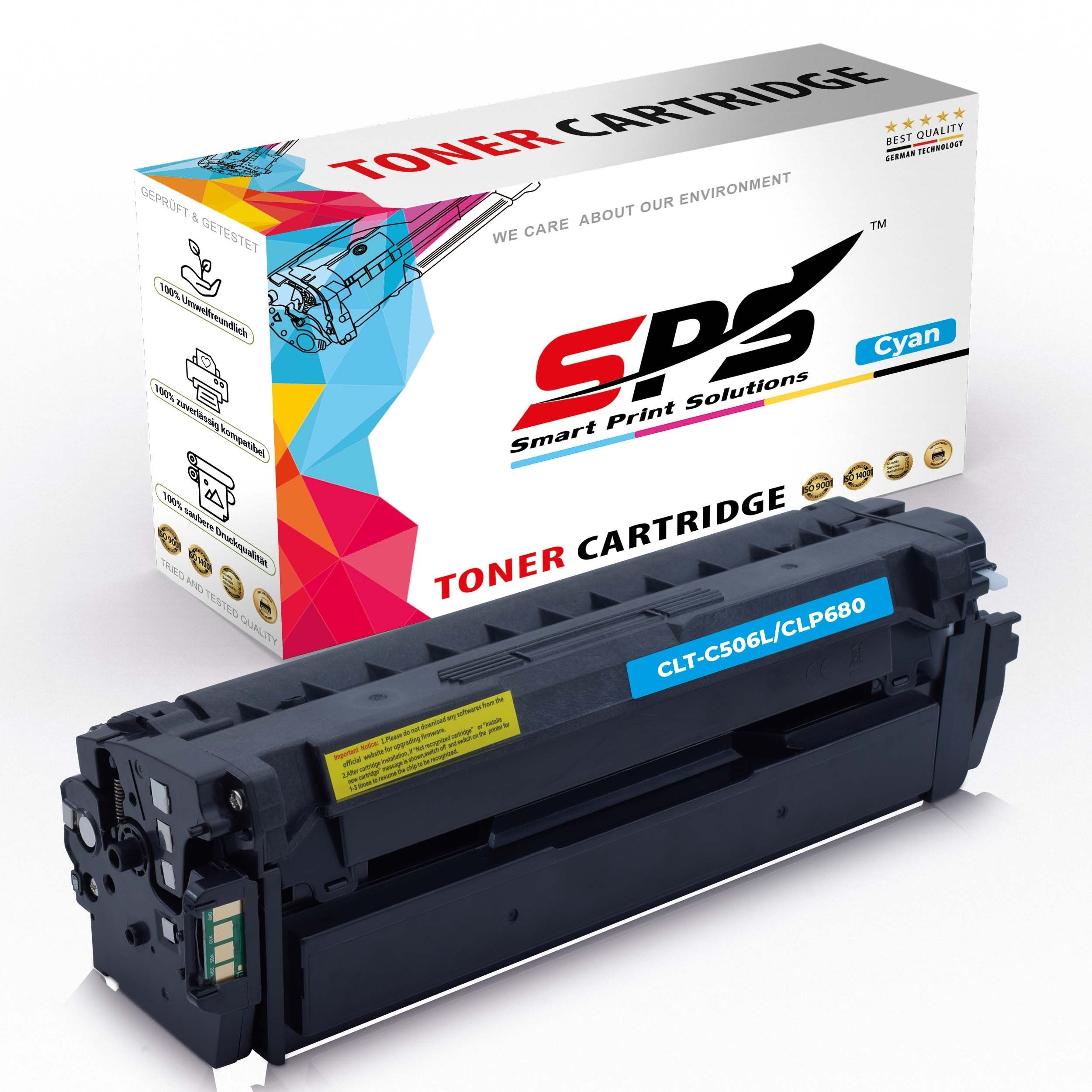 SPS Tonerkartusche Kompatibel für Samsung CLP-680 DW (CLT-C506L/C506L) Toner-Kit Cyan, (1er Pack)