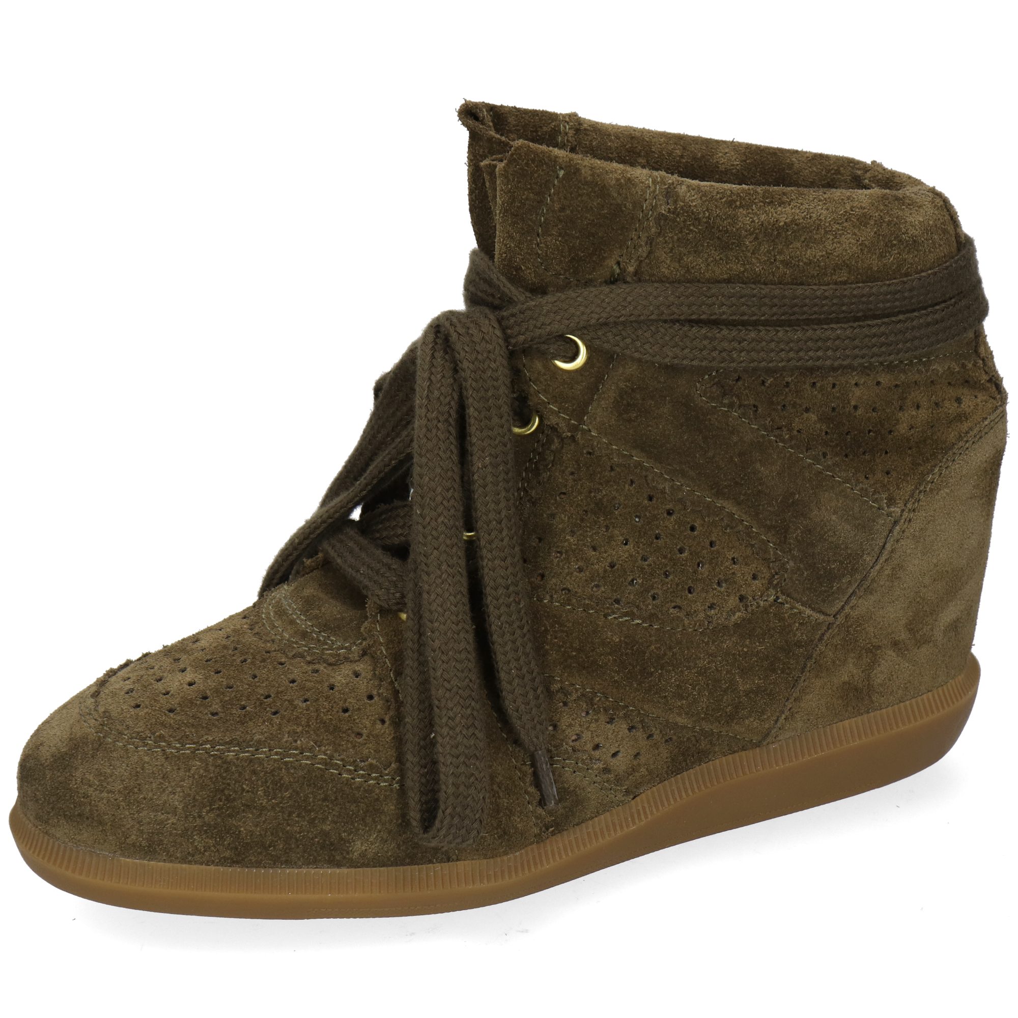 Melvin & Hamilton Lou 1 Leder-Sneakers für Damen Sneaker Keilabsatz, Echtes Leder