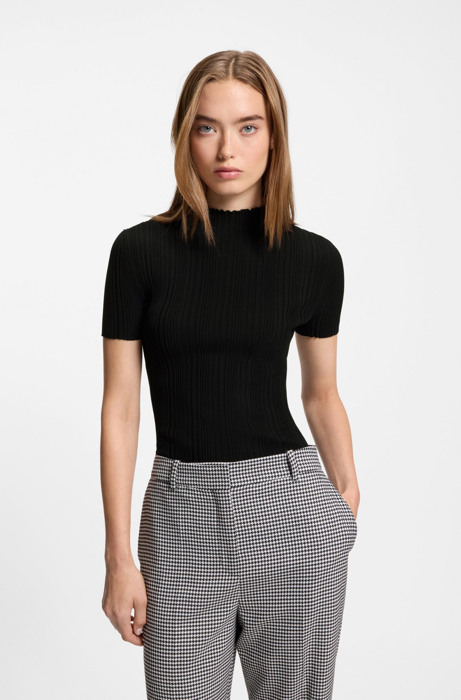 HUGO Strickpullover Sarphapilk (1-tlg)