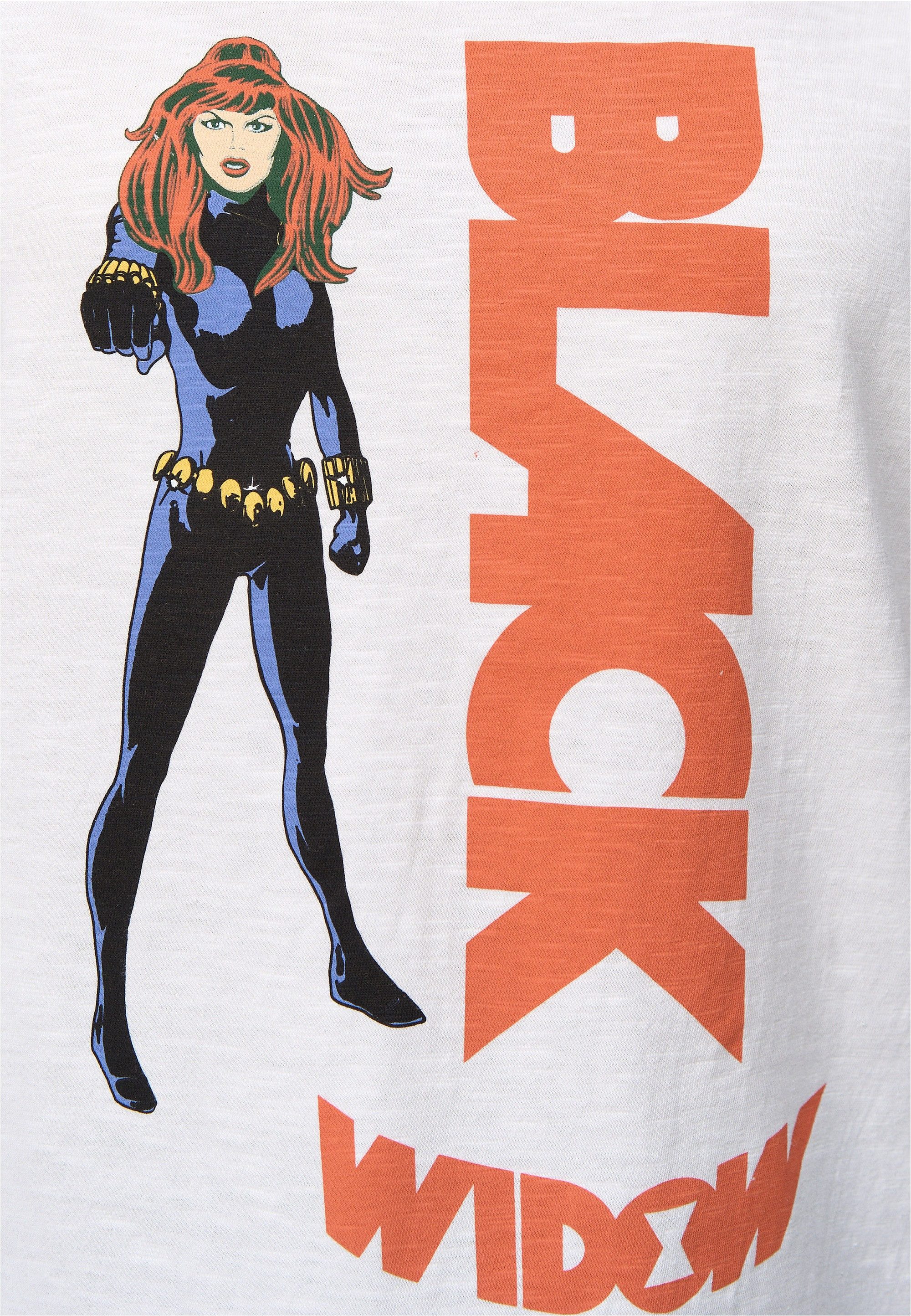 Recovered T-Shirt Black Widow Graphic Print im zeitlosen Design