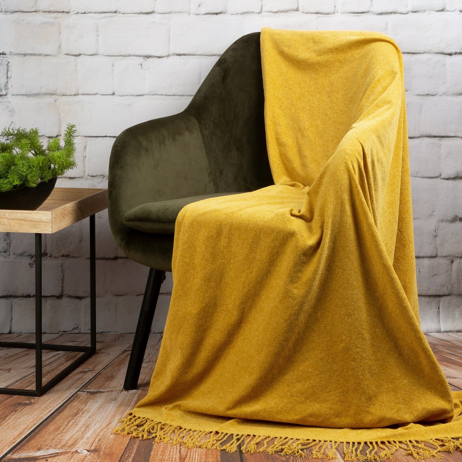 Wohndecke ACRYL Gelb, Eurofirany, Sonnige Decke günstig online kaufen