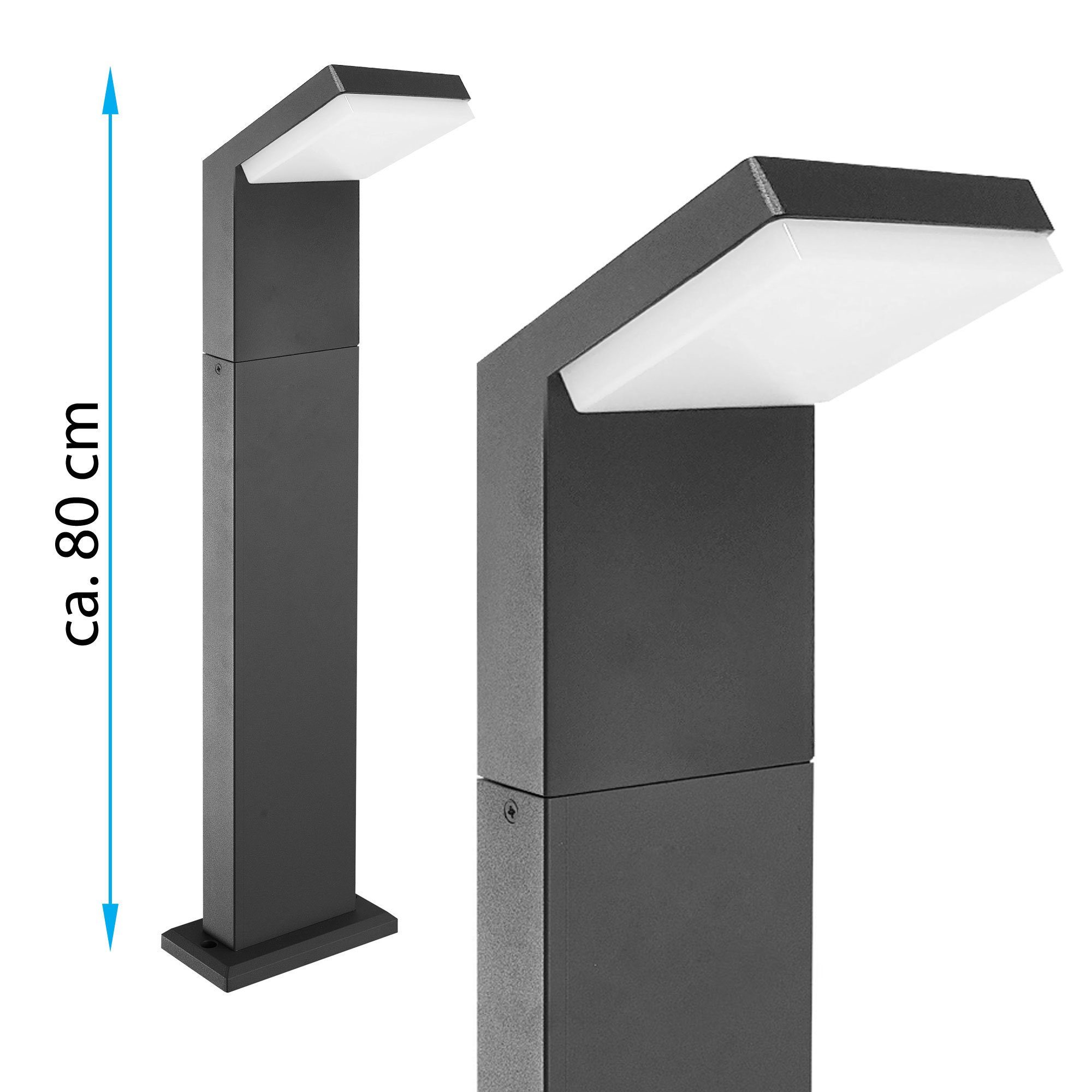 Maxkomfort Außen-Stehlampe 1505A-800, ohne Bewegungsmelder, LED günstig online kaufen