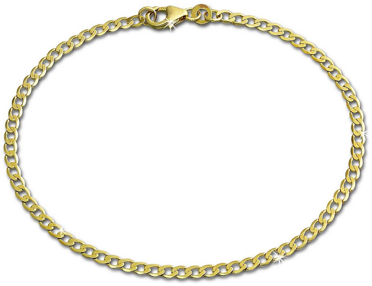 GoldDream Goldarmband GoldDream 19cm Damen-Herren Armband (Armband), Damen, Herren Armband (Panzer) ca. 19cm, 333 Gelbgold - 8 Karat, Farbe