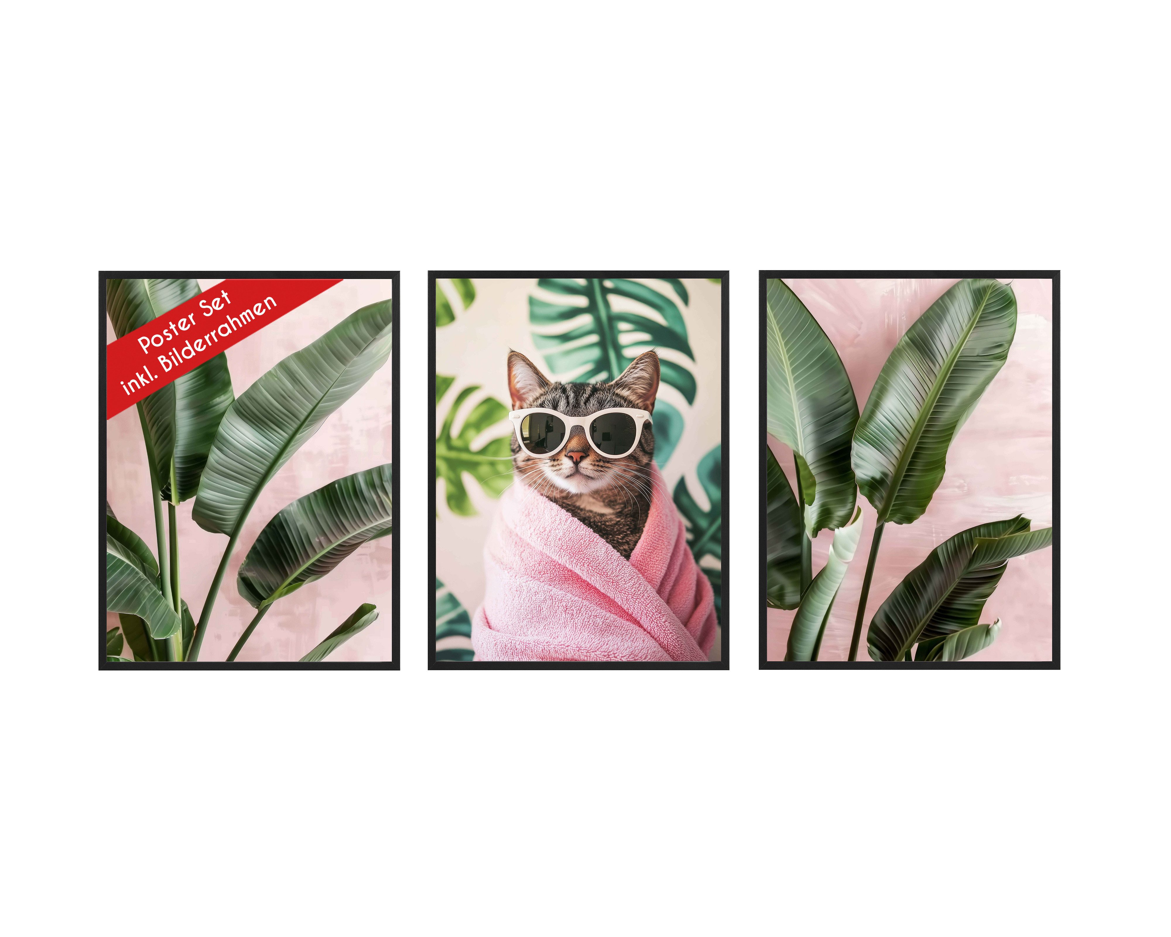 Wackadoo Living Poster Set inklusive Bilderrahmen, günstig online kaufen