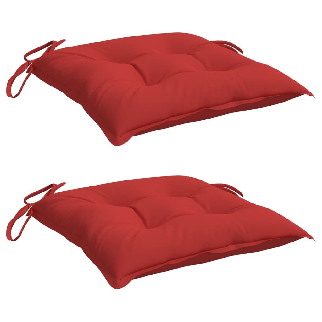 vidaXL Sitzauflage Palettenkissen 2 Stk. Rot günstig online kaufen