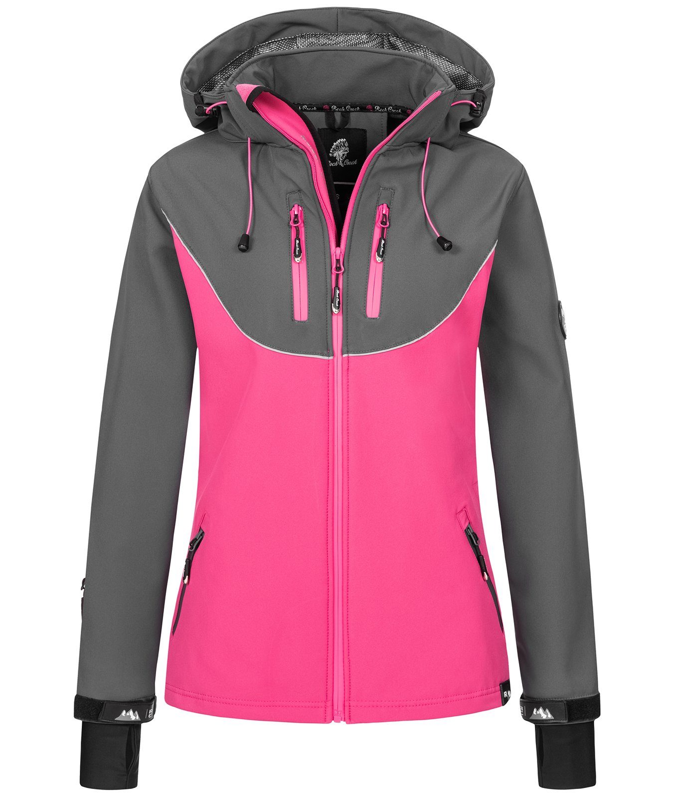 Rock Creek Softshelljacke Damen Softshelljacke Wanderjacke D-442 günstig online kaufen