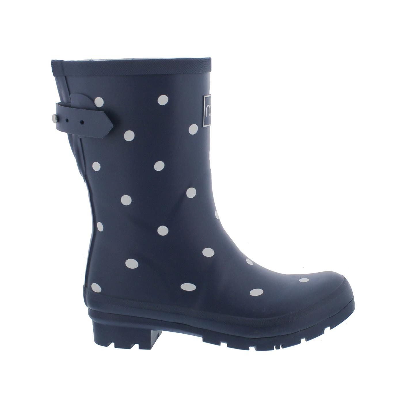 Rajn Rajn Gummistiefel, Dot Mid-Boot, Navy günstig online kaufen