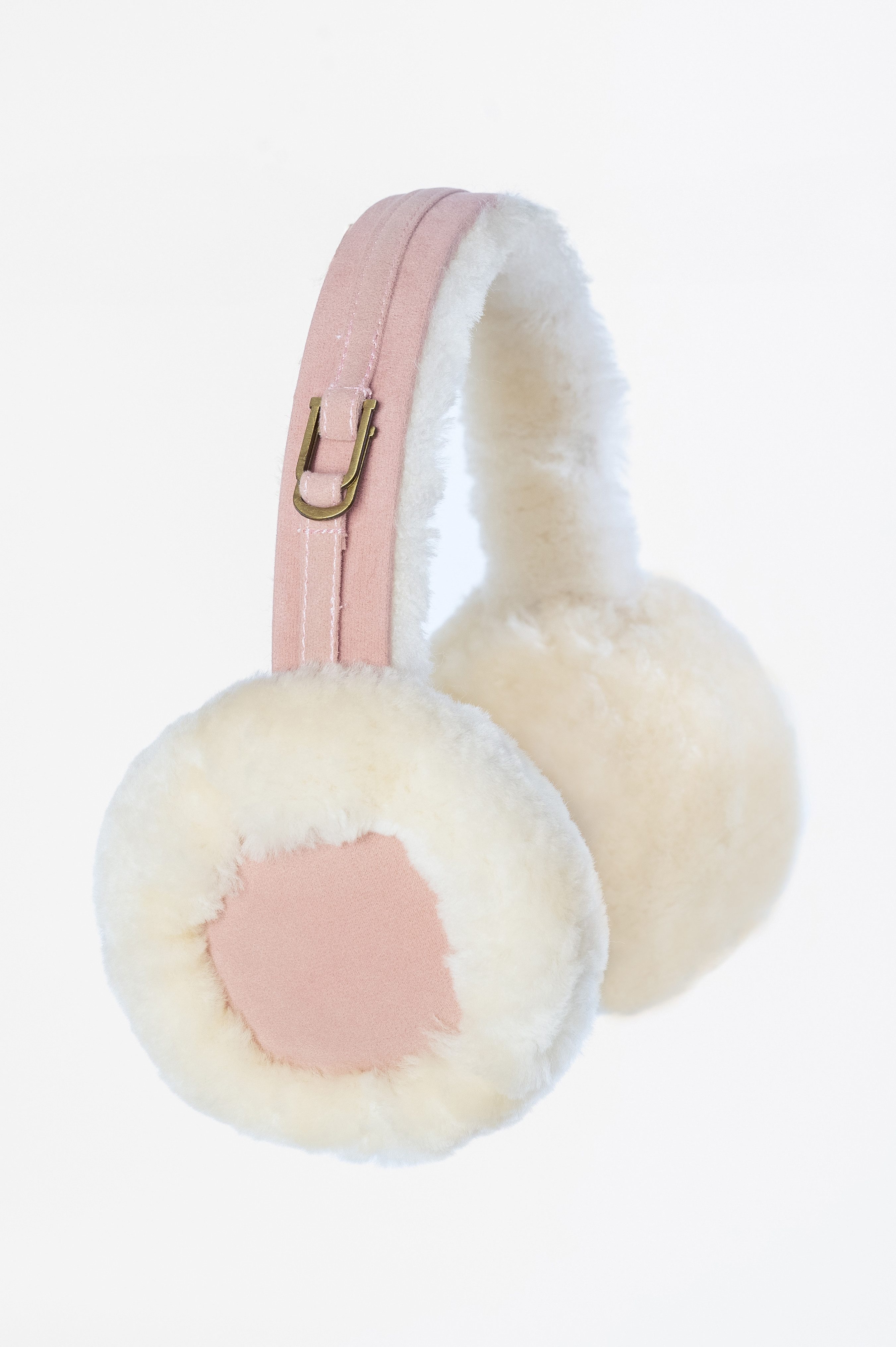 LIRA Deko Ohrenwärmer Damen Ohrwärmer Ohrenschützer weich & faltbar aus echtem Lammfell 100 % Lammfell, Einheitsgröße, kuschelig