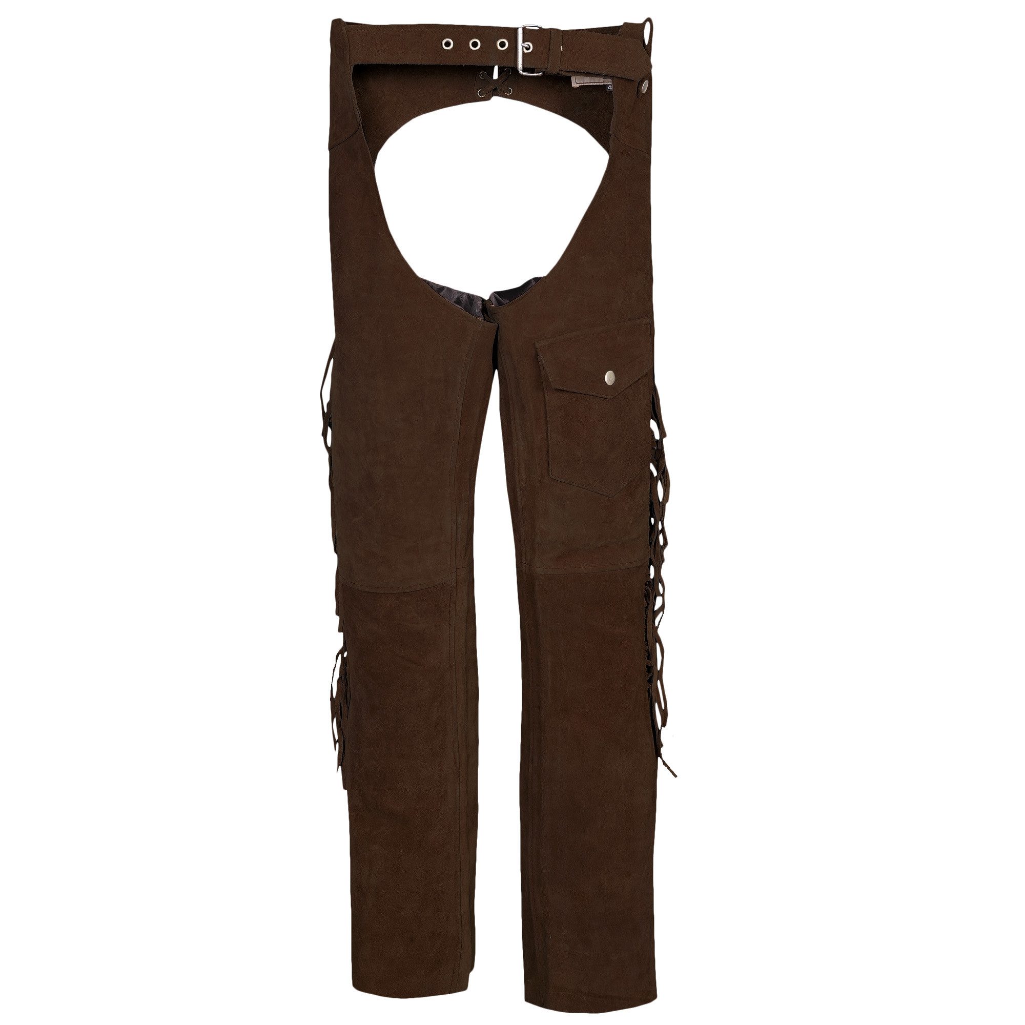 German Wear Reithose GW952T Chaps Fransenhose Reiter Cowboy Western Lederch günstig online kaufen