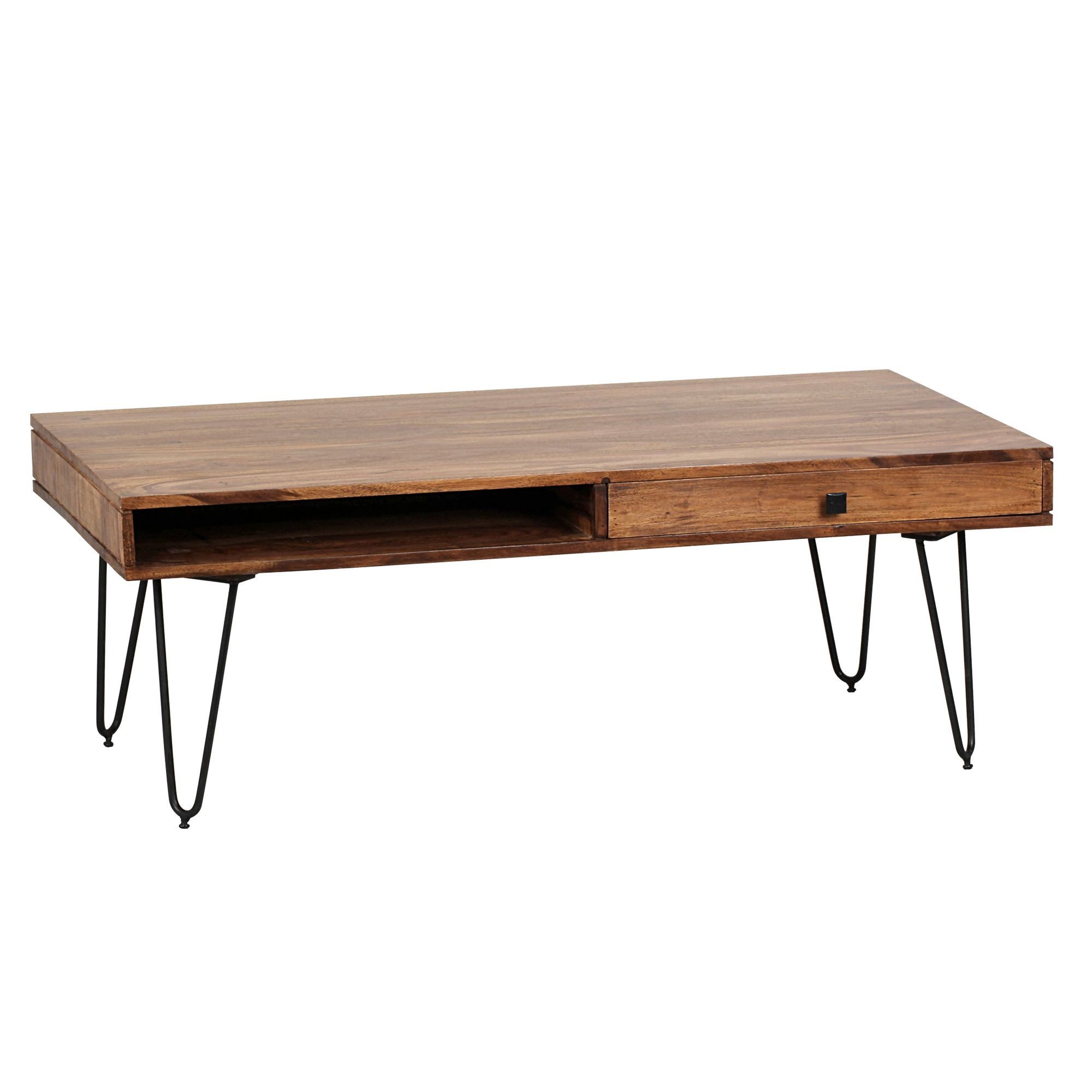 FINEBUY Couchtisch SuVa2464_1 (Massivholz 110x60x40 cm günstig online kaufen