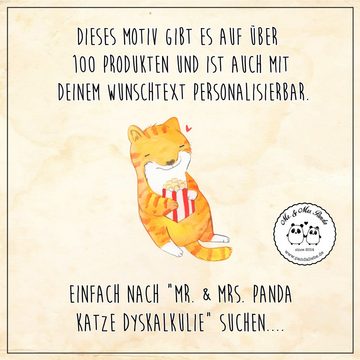 Mr. & Mrs. Panda Dekokissen Katze Dyskalkulie - Weiß - Geschenk, Rechenschwäche, Kissenhülle, Mot, Herzerwärmendes Motiv