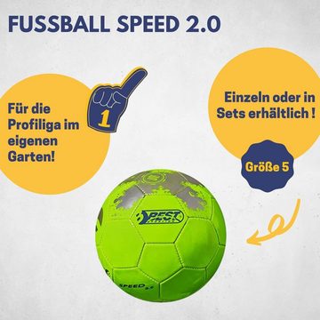 Best Sporting Fußball Speed 2.0 I hochwertiger Ball I bunter Fußball Kinder in Größe 5, Fussball mit coolem Design