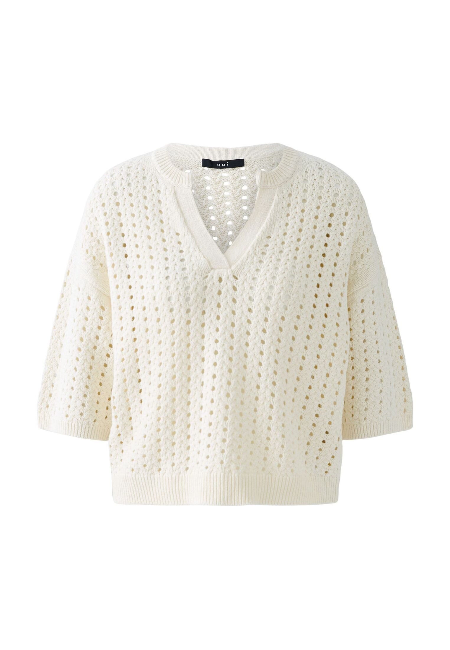 V-Ausschnitt-Pullover Pullover