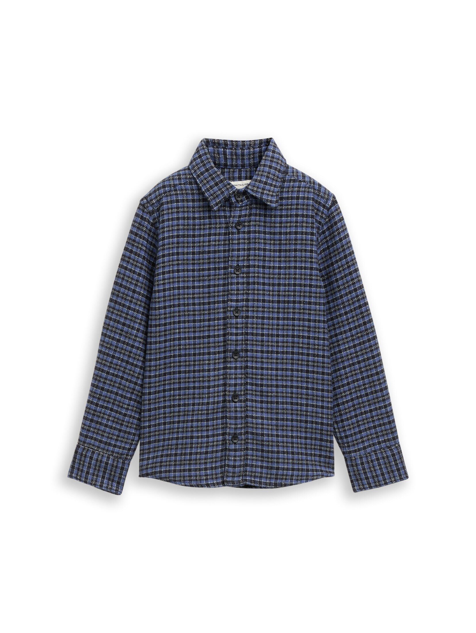 TOM TAILOR Langarmhemd Blusen & Shirts Regular Fit Hemd mit Karomuster