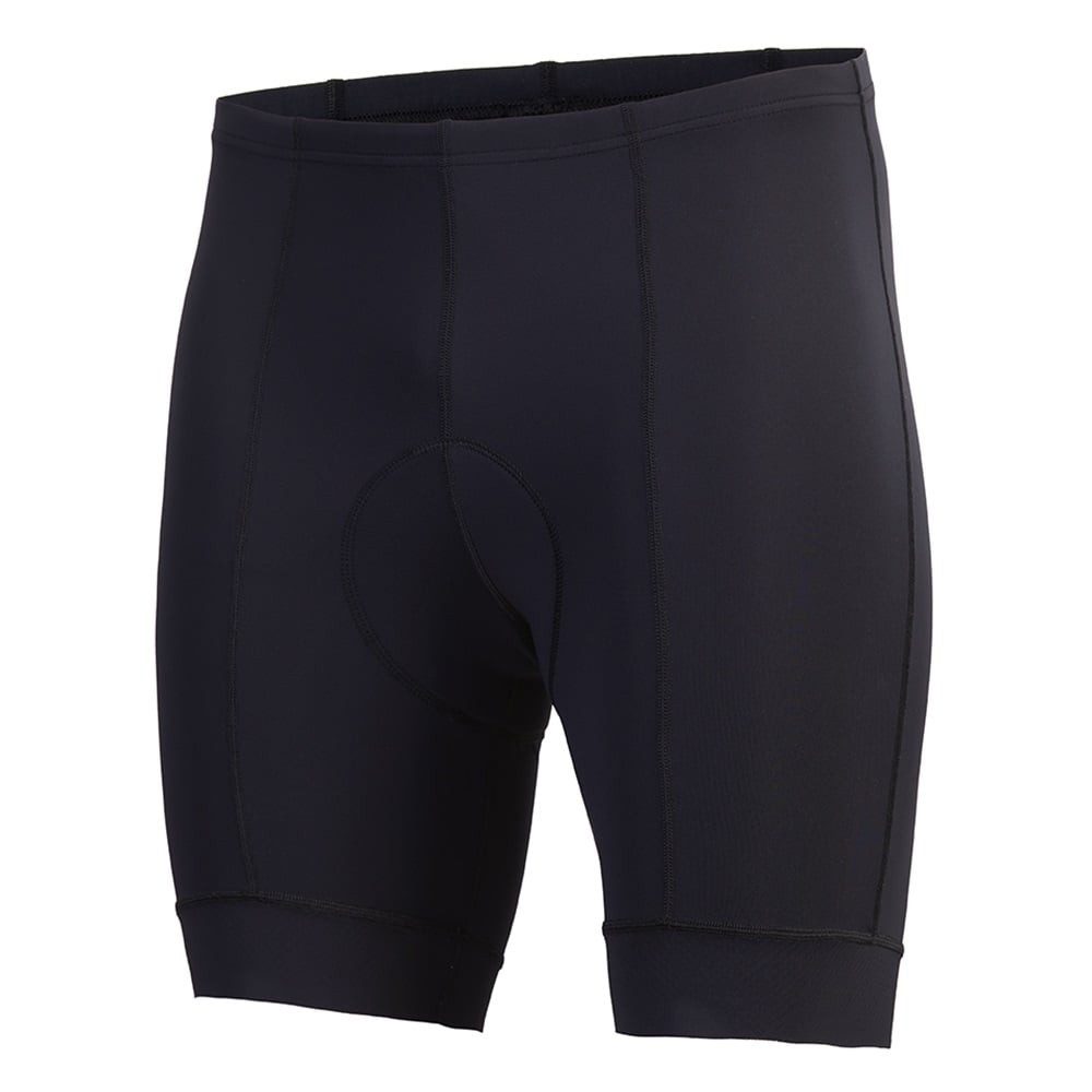 Fahrradhose (geprägtes ergonomisches Sitzkissen) kurz schwarz Herren