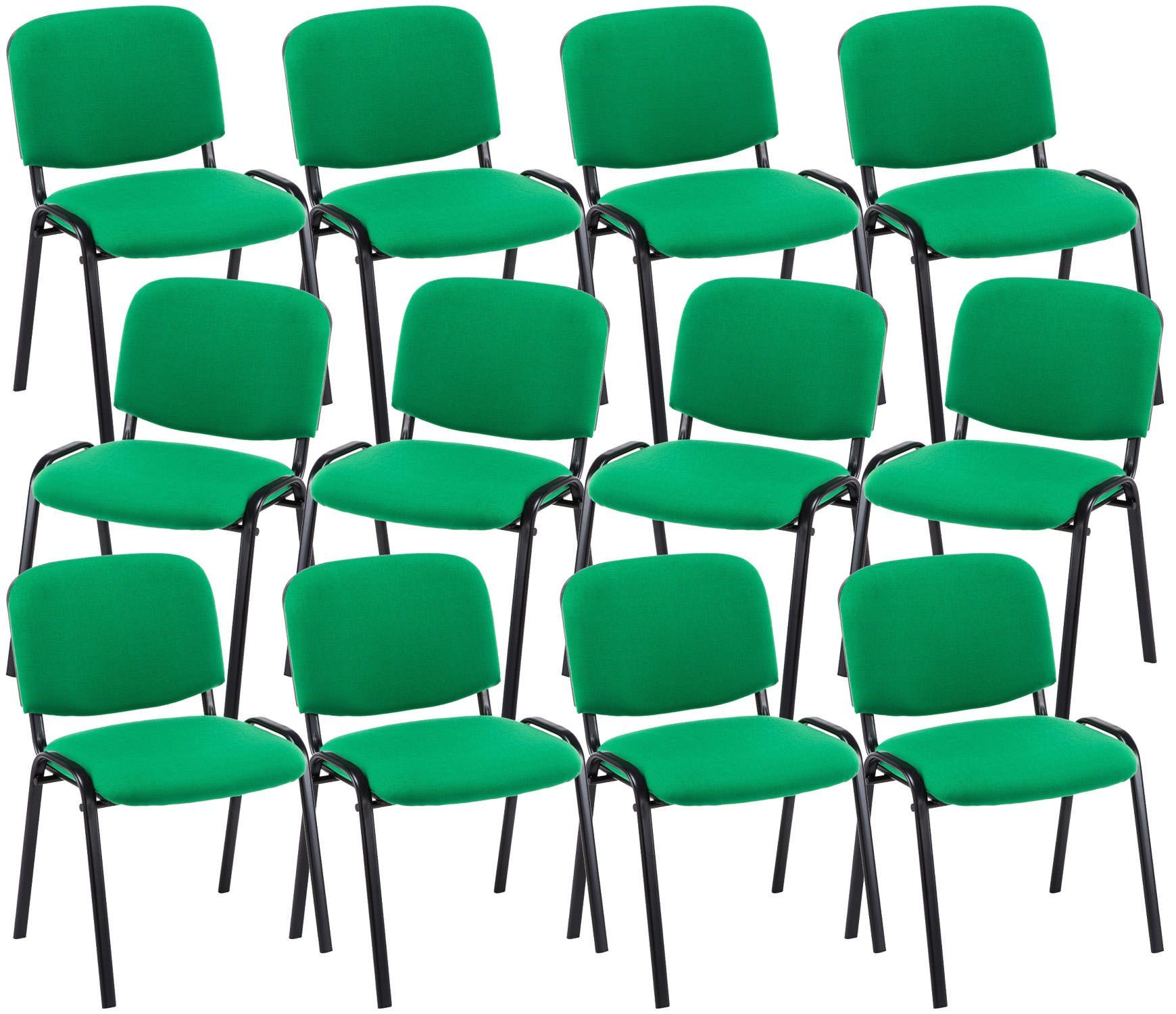 CLP Besucherstuhl Ken Stoff (12er Set), günstig online kaufen