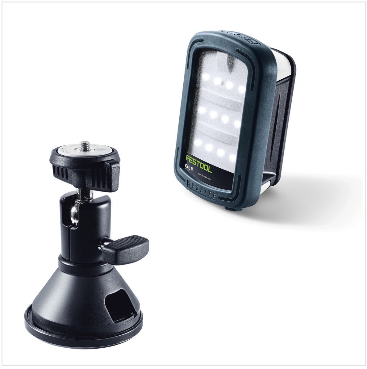 FESTOOL construction spotlight with Festool work light SYSLITE KAL II and matching magnetic base