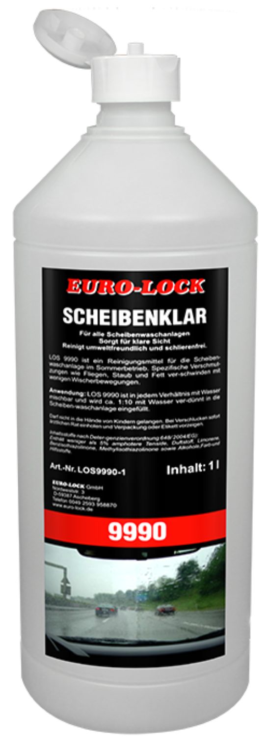 (Konzentrat) EURO-LOCK Scheibenklar Auto-Reinigungsmittel 1000 ml