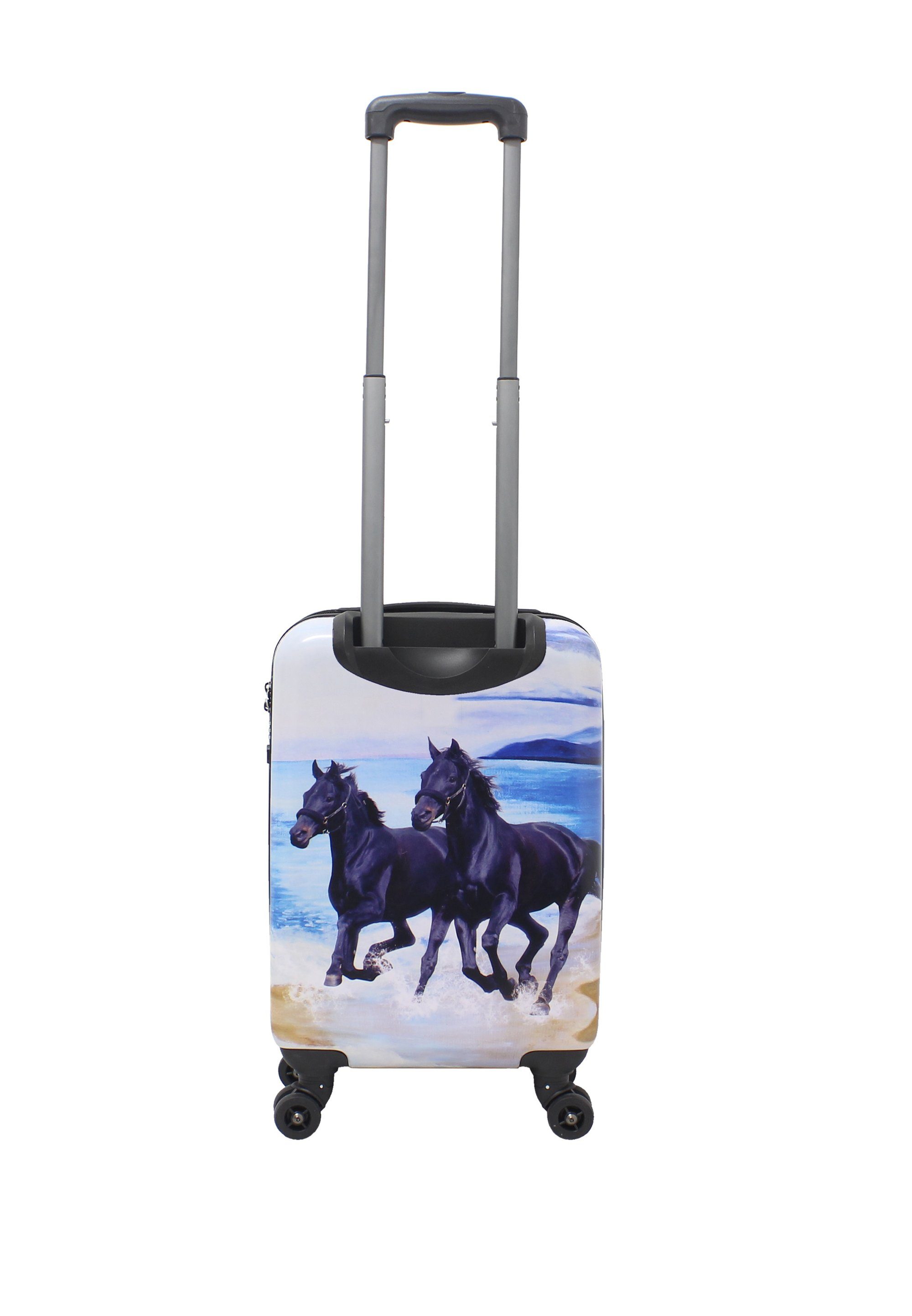 Koffer Horse, mit praktischem Saxoline® TSA-Zahlenschloss