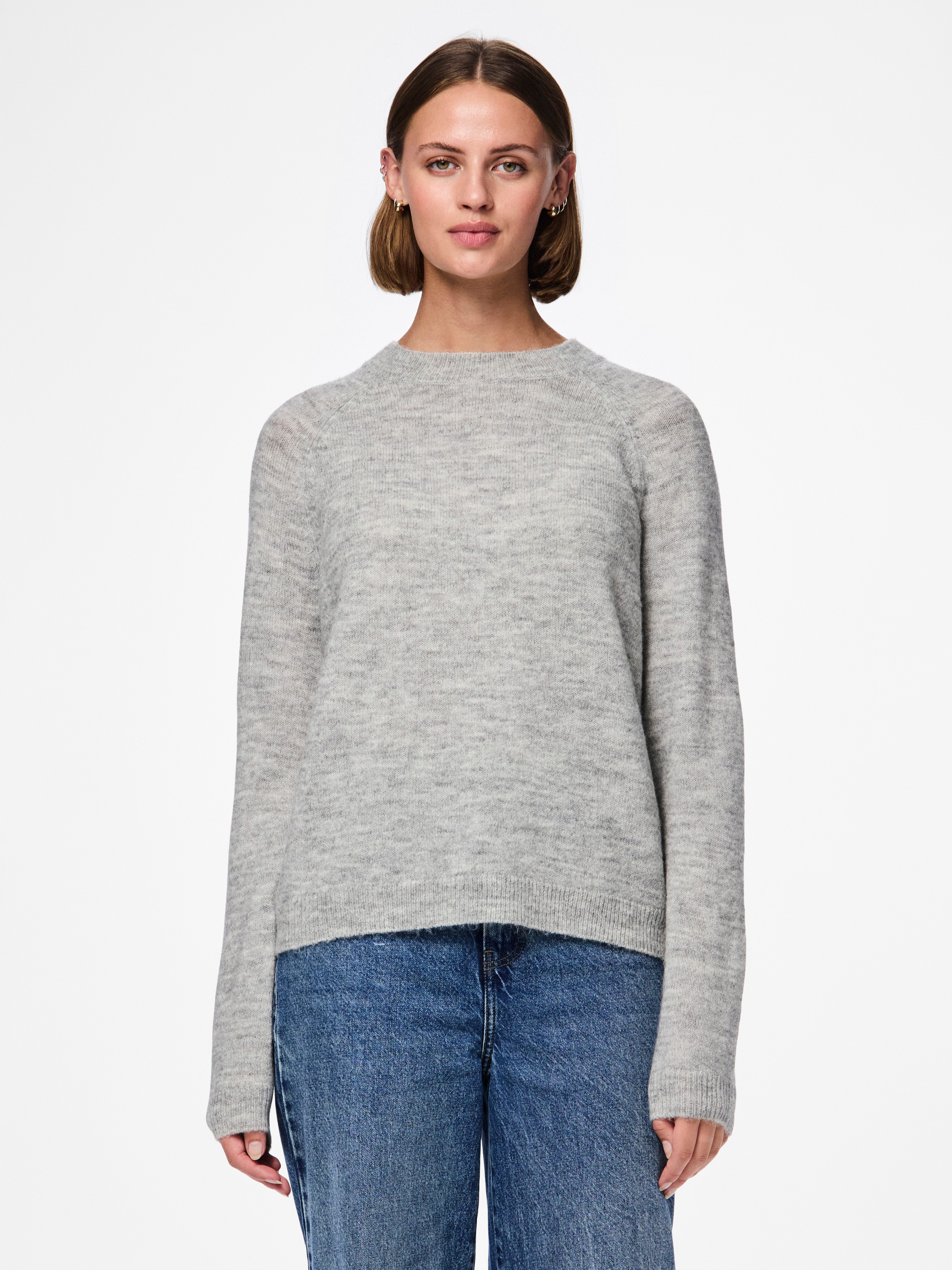 Strickpullover PCJULIANA LS O-NECK KNIT NOOS BC