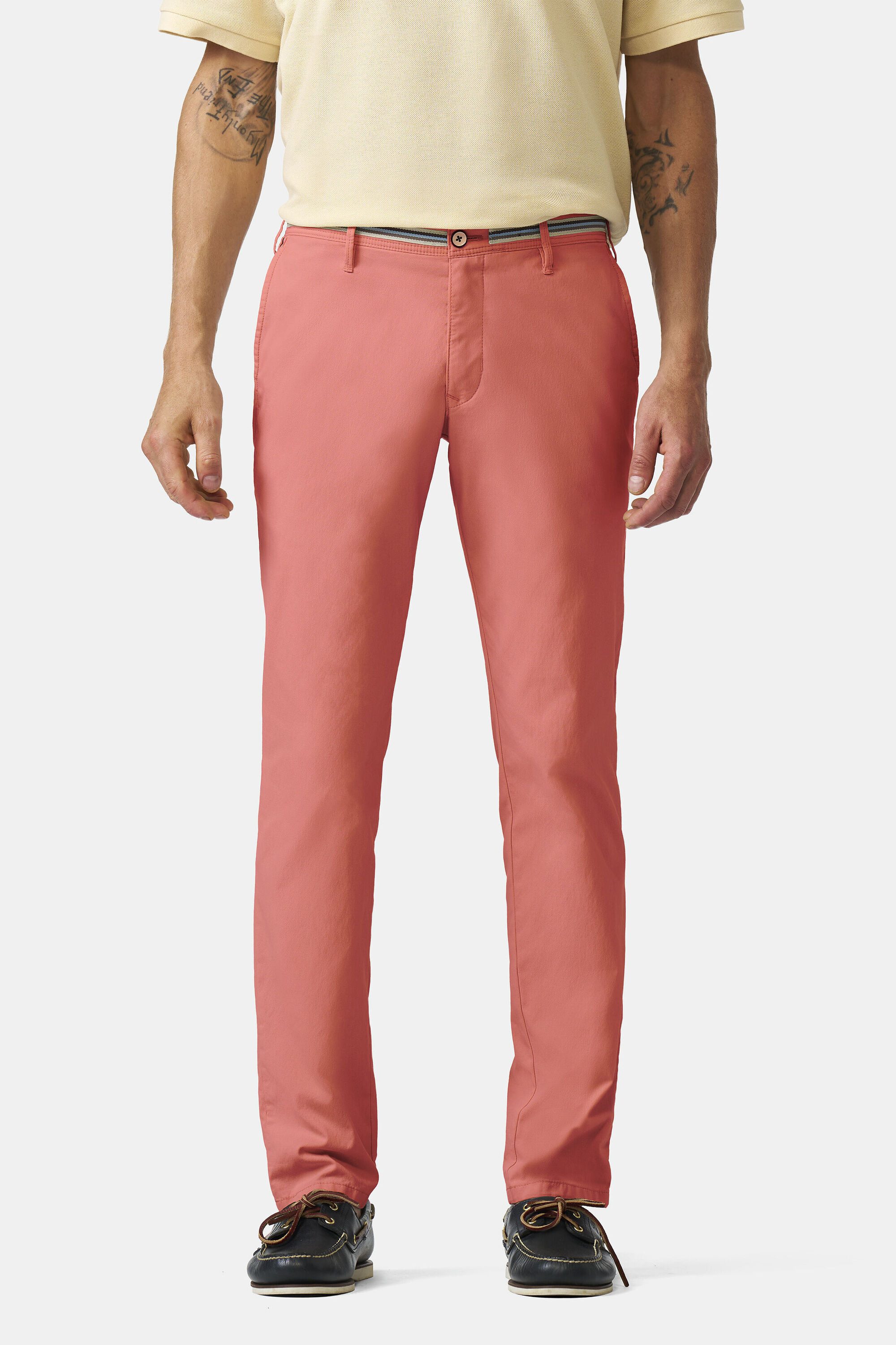 MMX Chinohose MICRO STRUCTURE BAUMWOLL CHINO (1-tlg) MICRO STRUCTURE BAUMWOLL CHINO