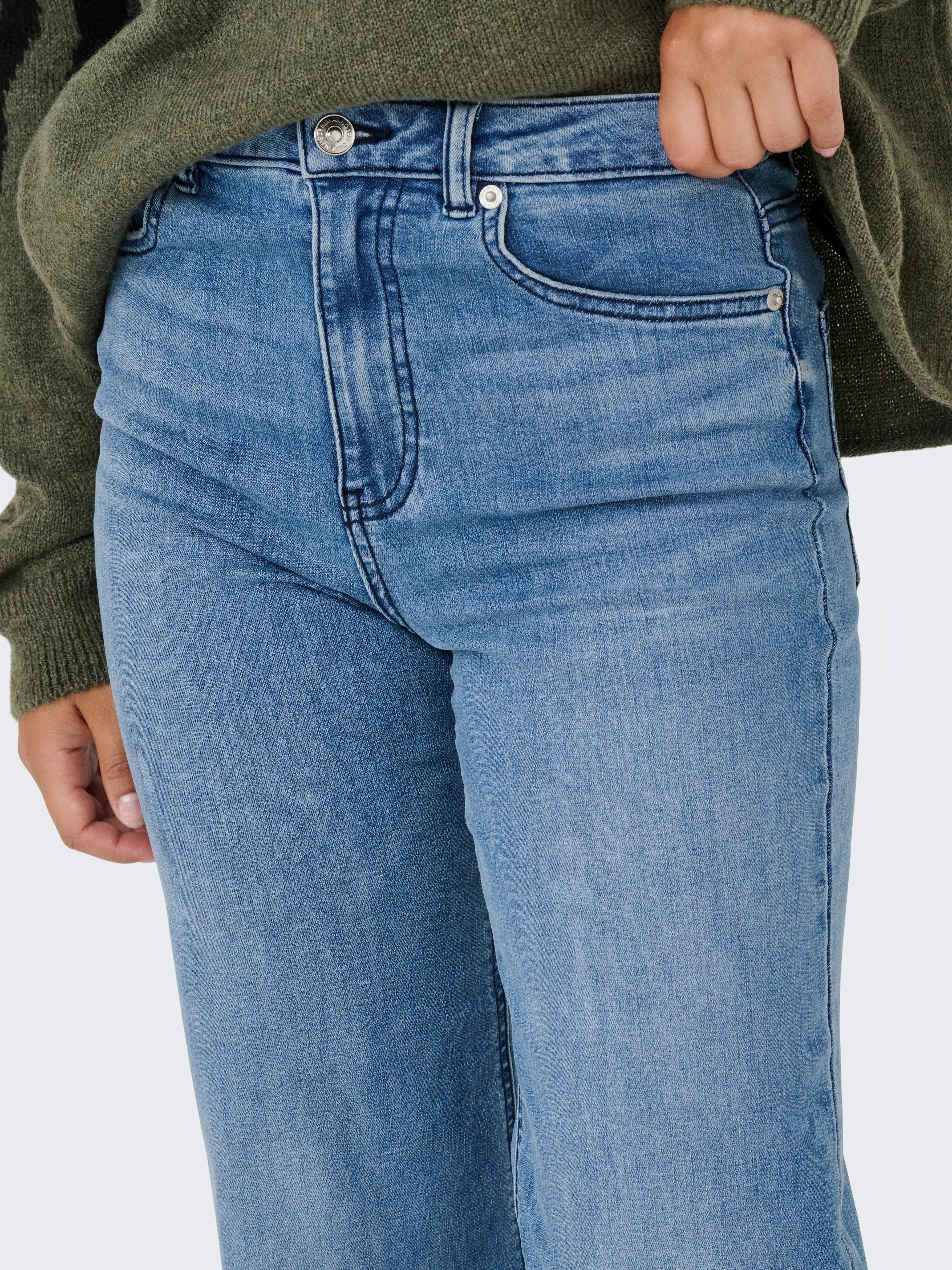 ONLY High-waist-Jeans ONLJUICY-WAUW HW WIDE DNM günstig online kaufen