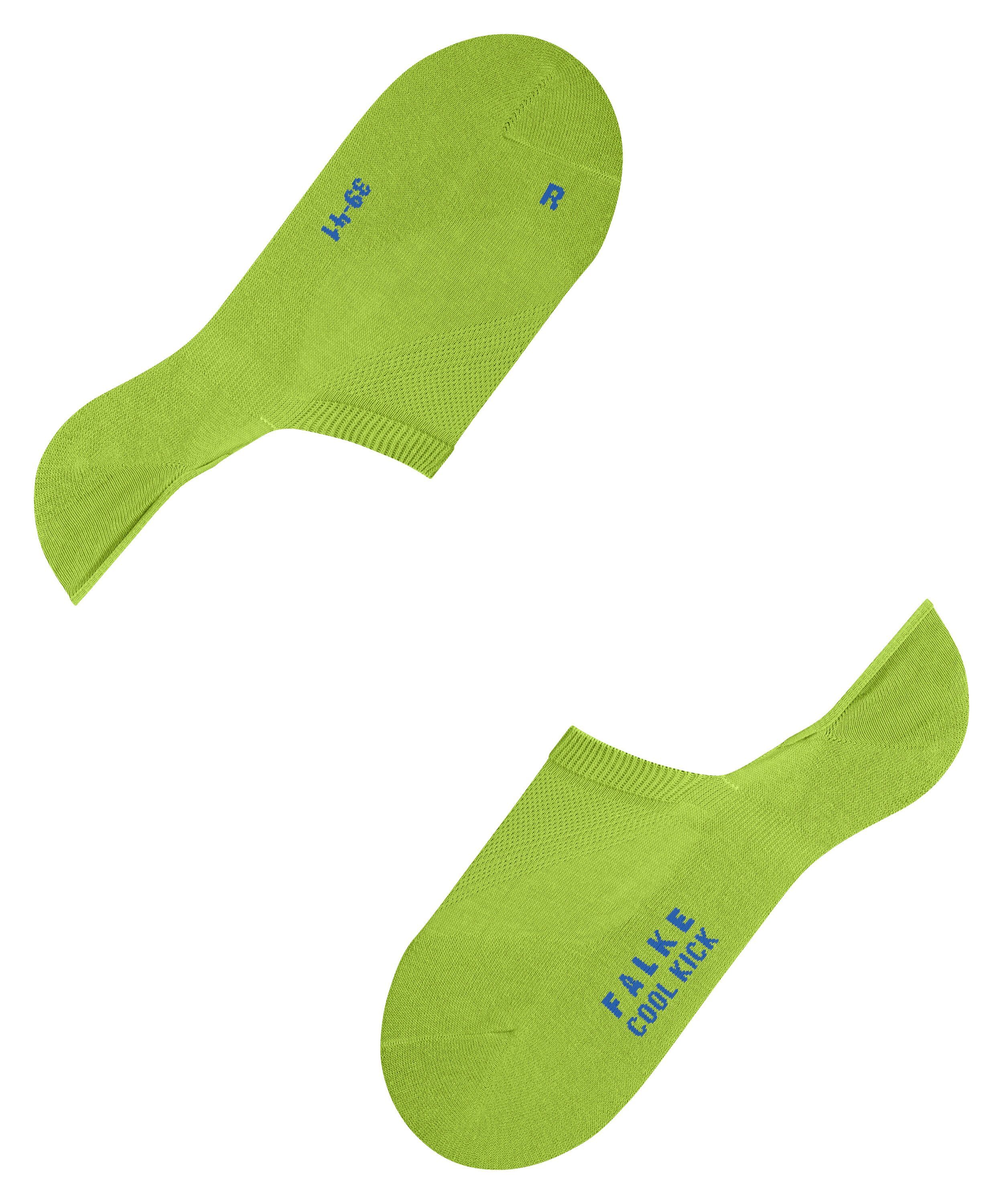 Silikon FALKE leaf rutschfest der Ferse Füßlinge durch Cool Kick (7600) in green