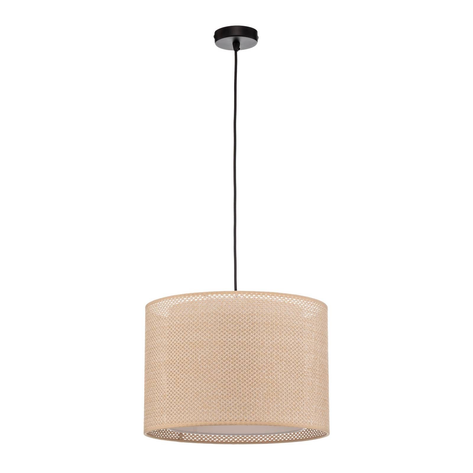 Lindby Hängeleuchte Soula, Kunststoff Creme IP20, 1 x 15 W LED günstig online kaufen