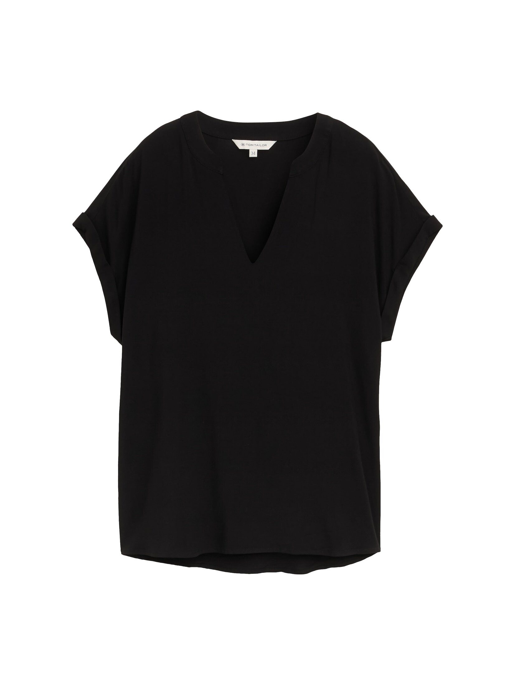 TOM TAILOR Kurzarmbluse Loose Fit Bluse günstig online kaufen