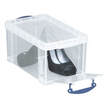 REALLYUSEFULBOX Aufbewahrungsbox, 8 Liter, mit Frontöffnung, verschließbar und stapelbar