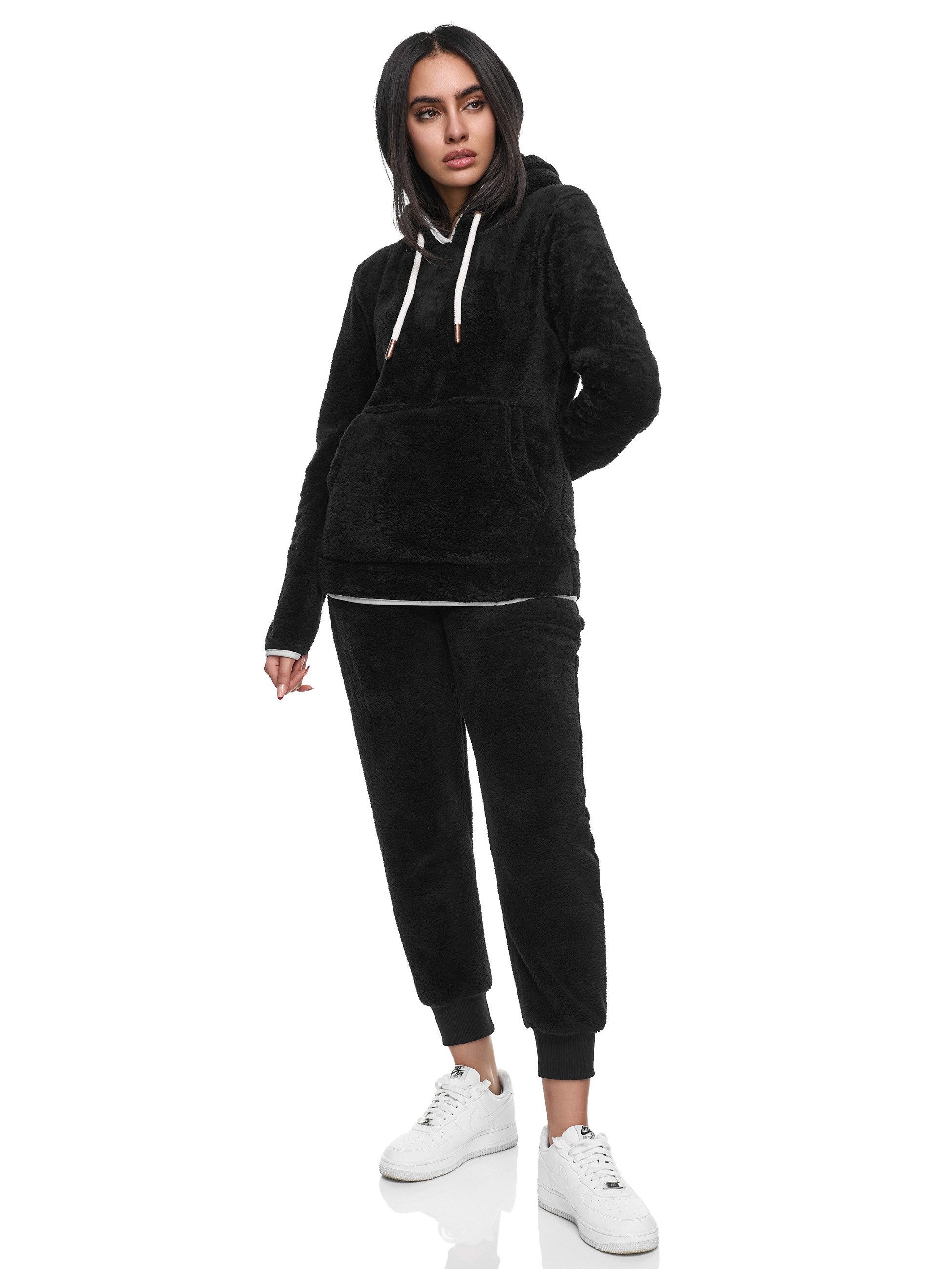 REPUBLIX Jogginganzug MADISON, Damen Plüsch Zweiteiler Hausanzug Training S günstig online kaufen