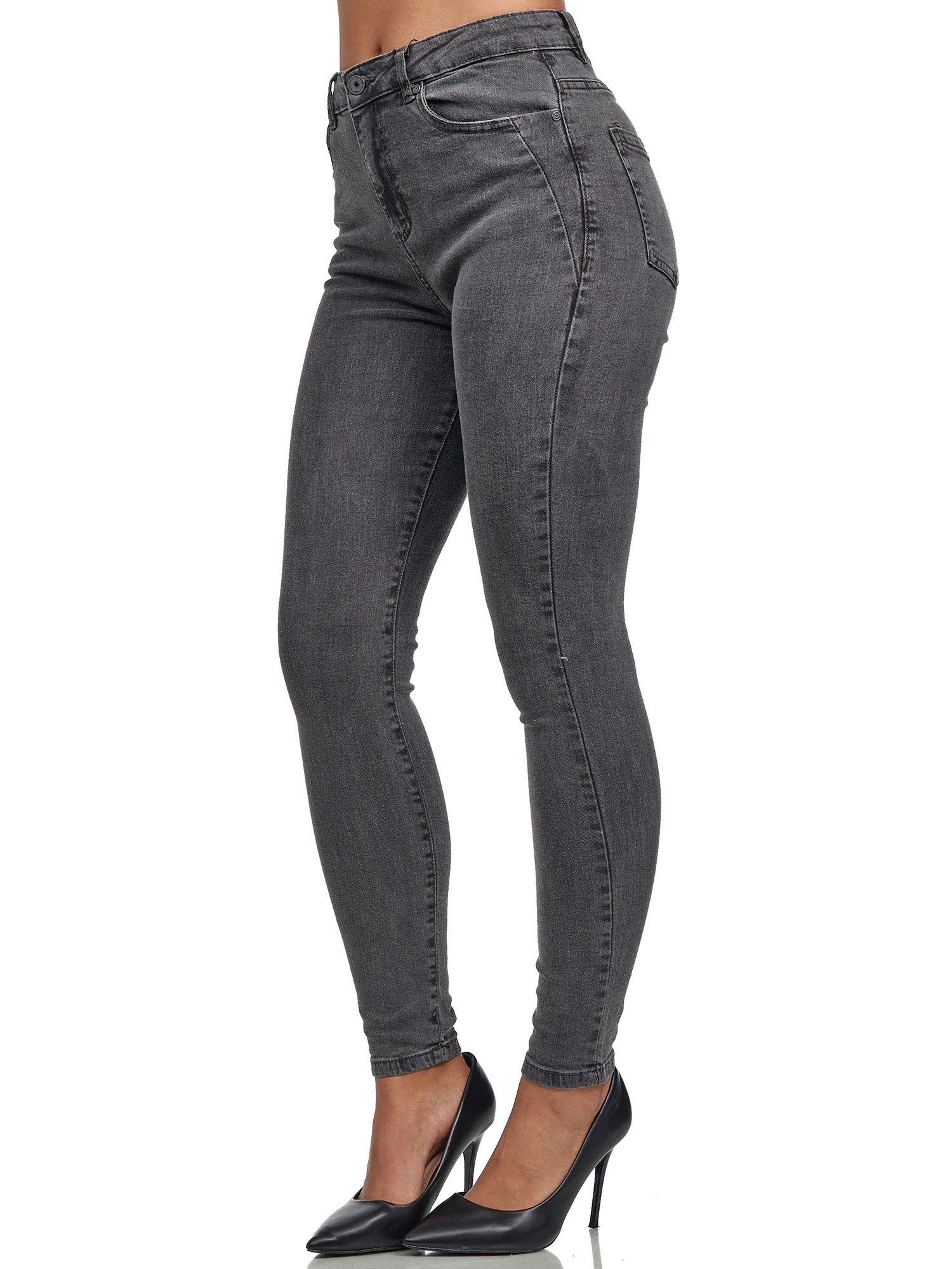 Tazzio High-waist-Jeans F107 Damen Skinny Fit günstig online kaufen