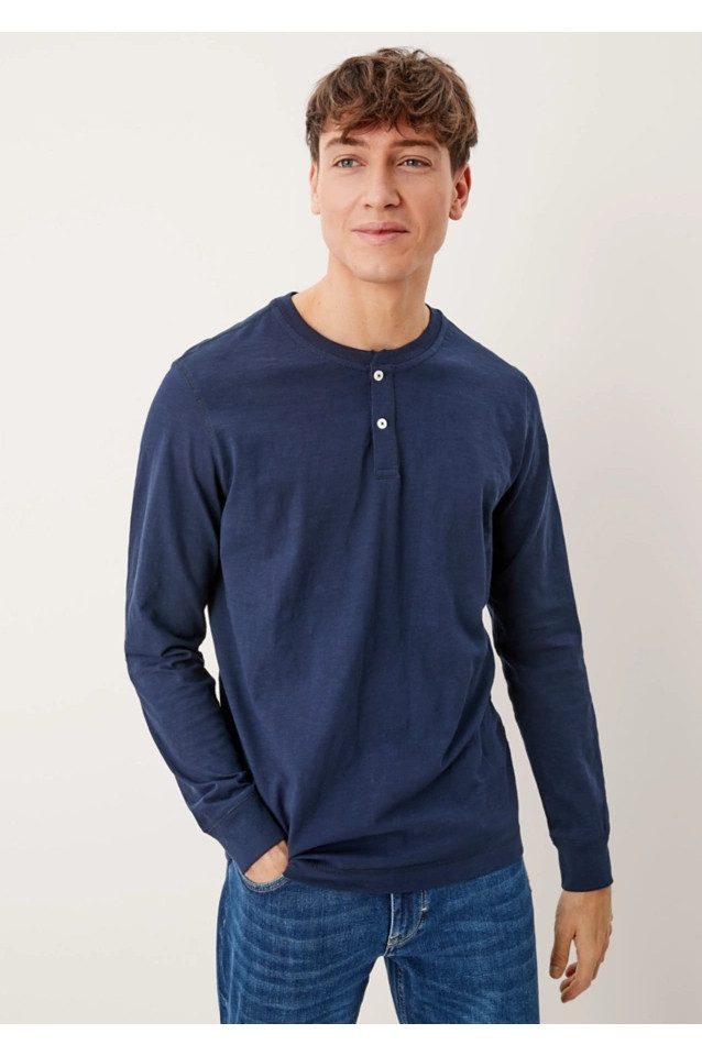 s.Oliver Ledergürtel T-Shirt langarm