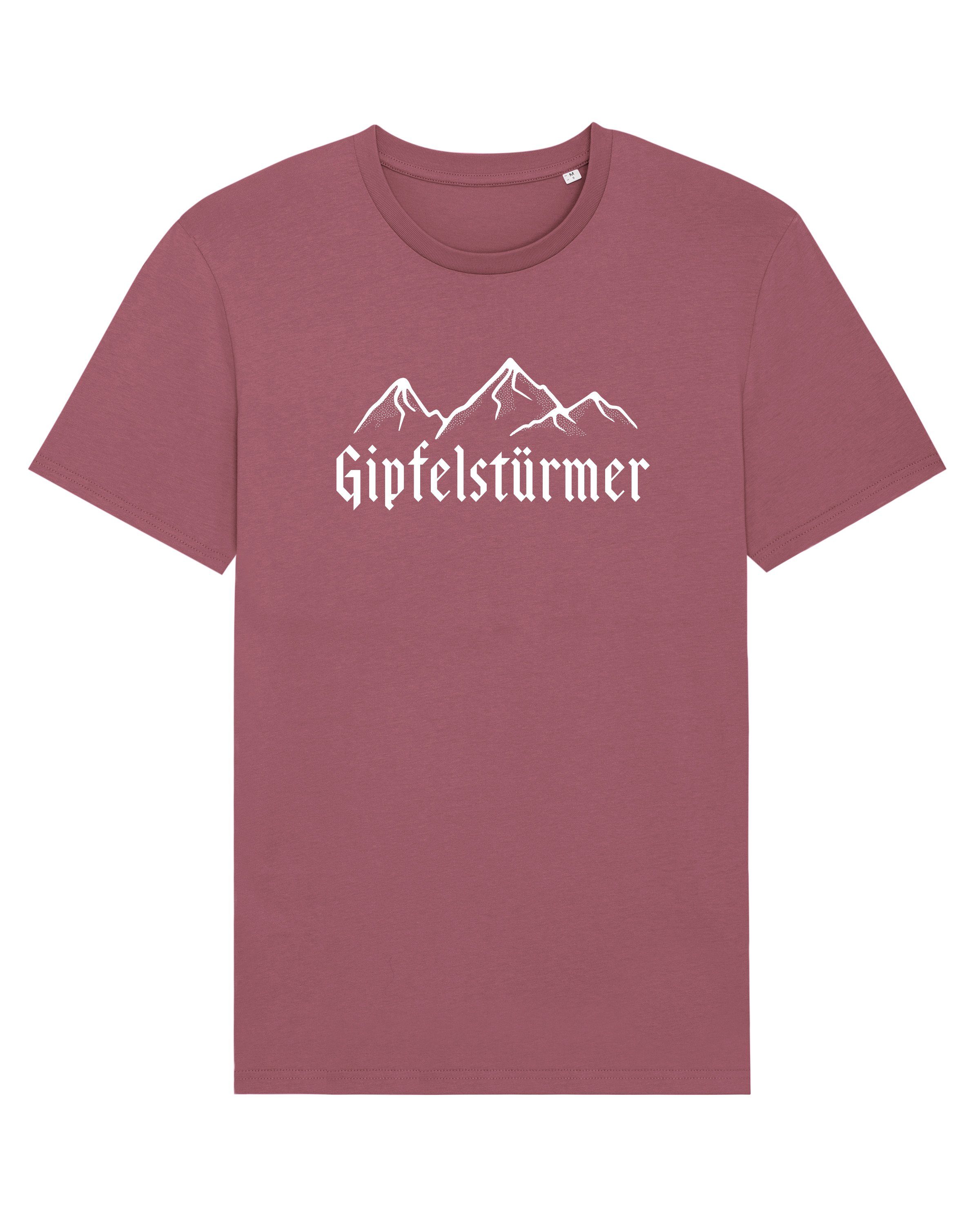 wat? Apparel Print-Shirt Gipfelstürmer (1-tlg) Hibiscus Rose