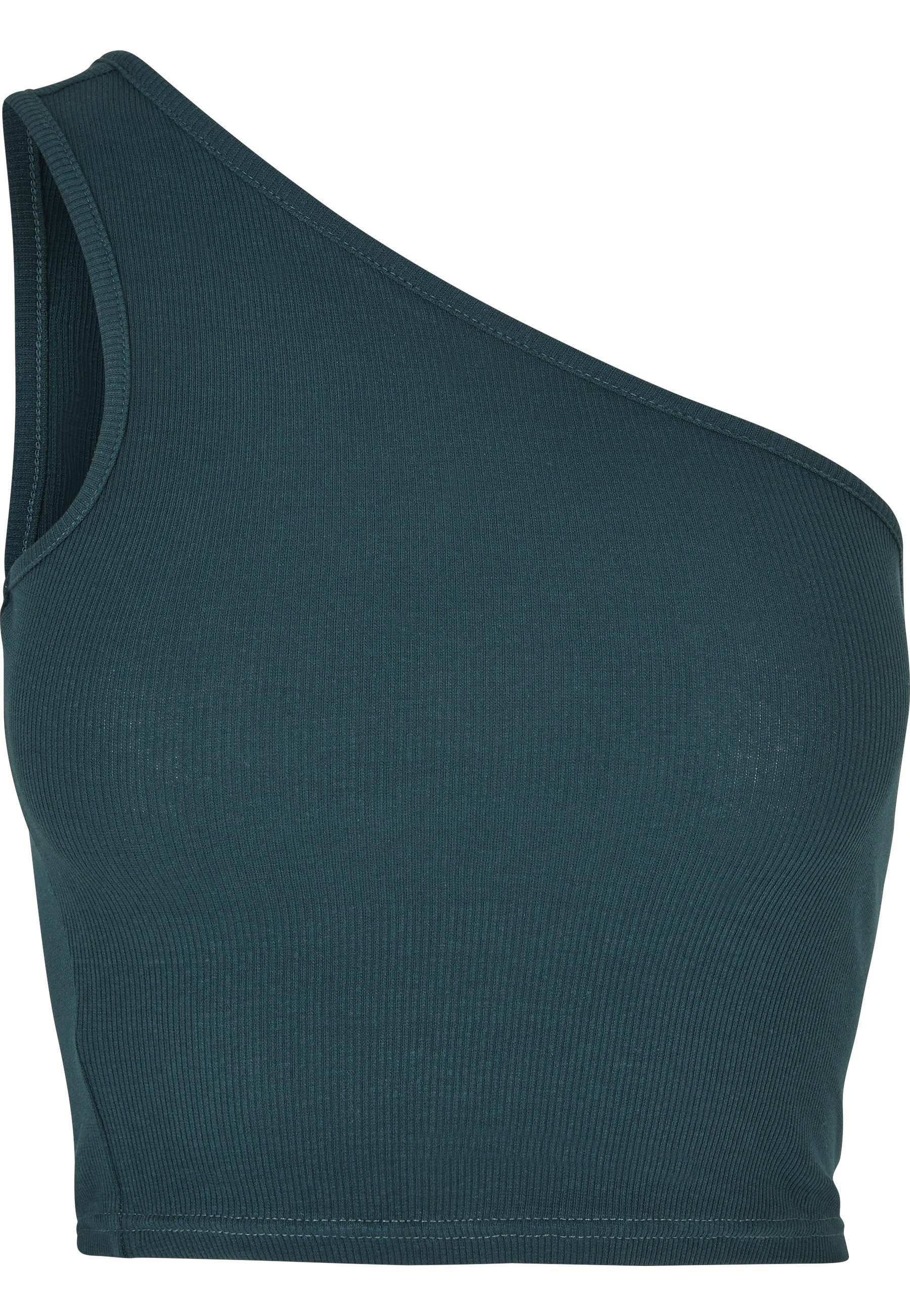 URBAN CLASSICS Tanktop Urban Classics Damen Ladies Cropped Asymmetric Top ( günstig online kaufen