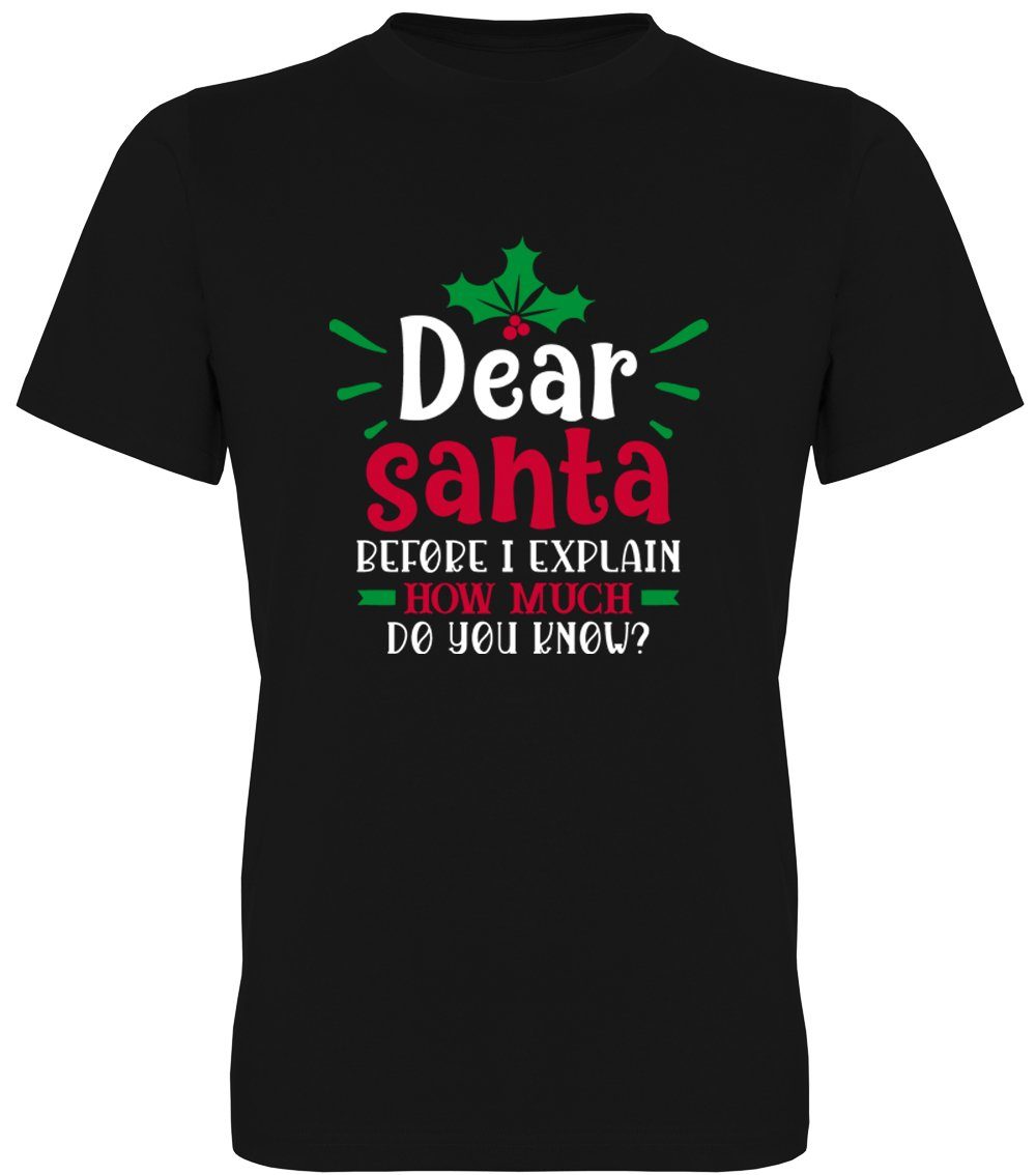 G-graphics T-Shirt Dear Santa, before I explain, how much do you know? Herr günstig online kaufen