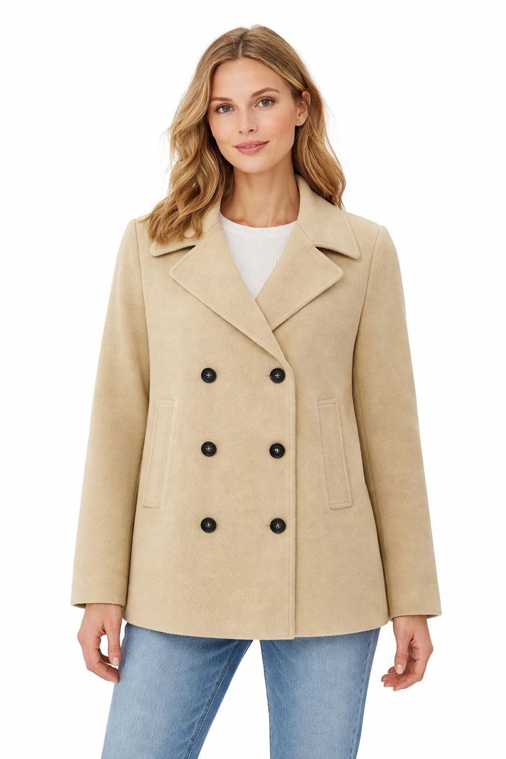 YAYA Kurzjacke Kurze gewebte Jacke