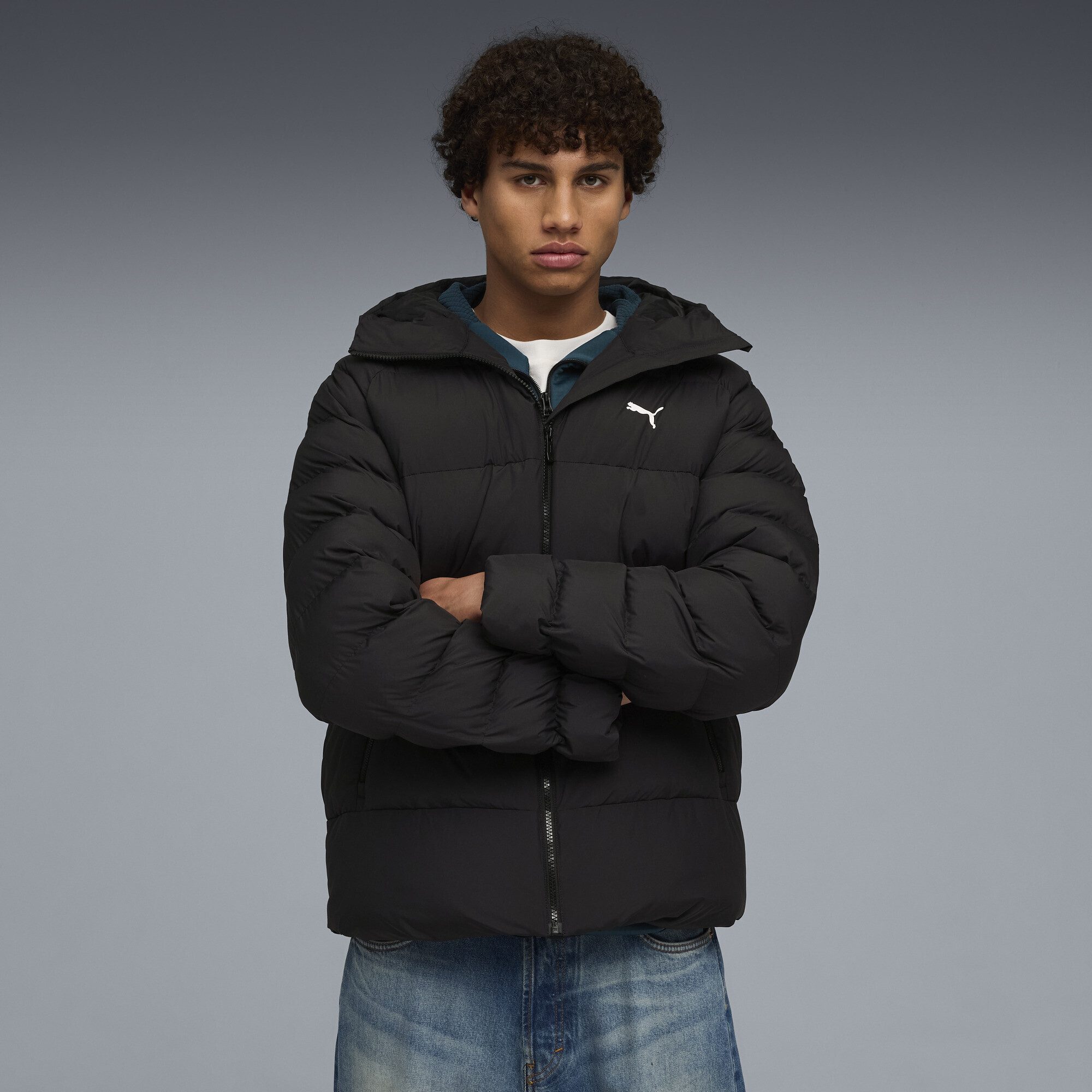 PUMA Winterjacke Mono Kapuzenjacke Herren günstig online kaufen