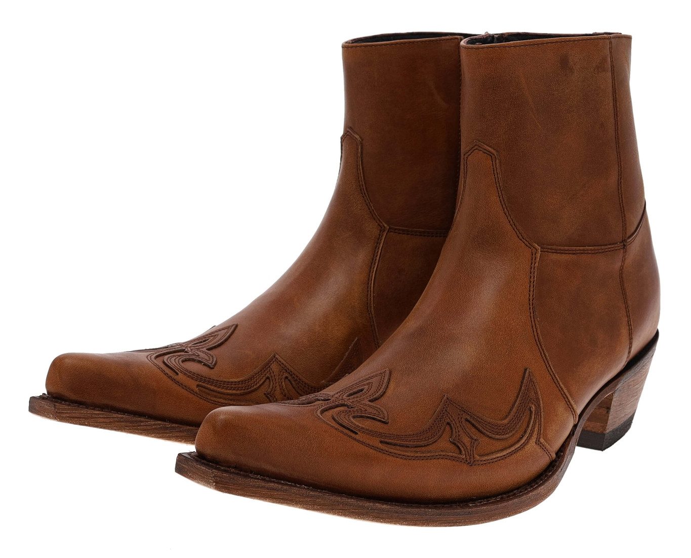 7783 JAVI LUCA Braun Westernstiefelette