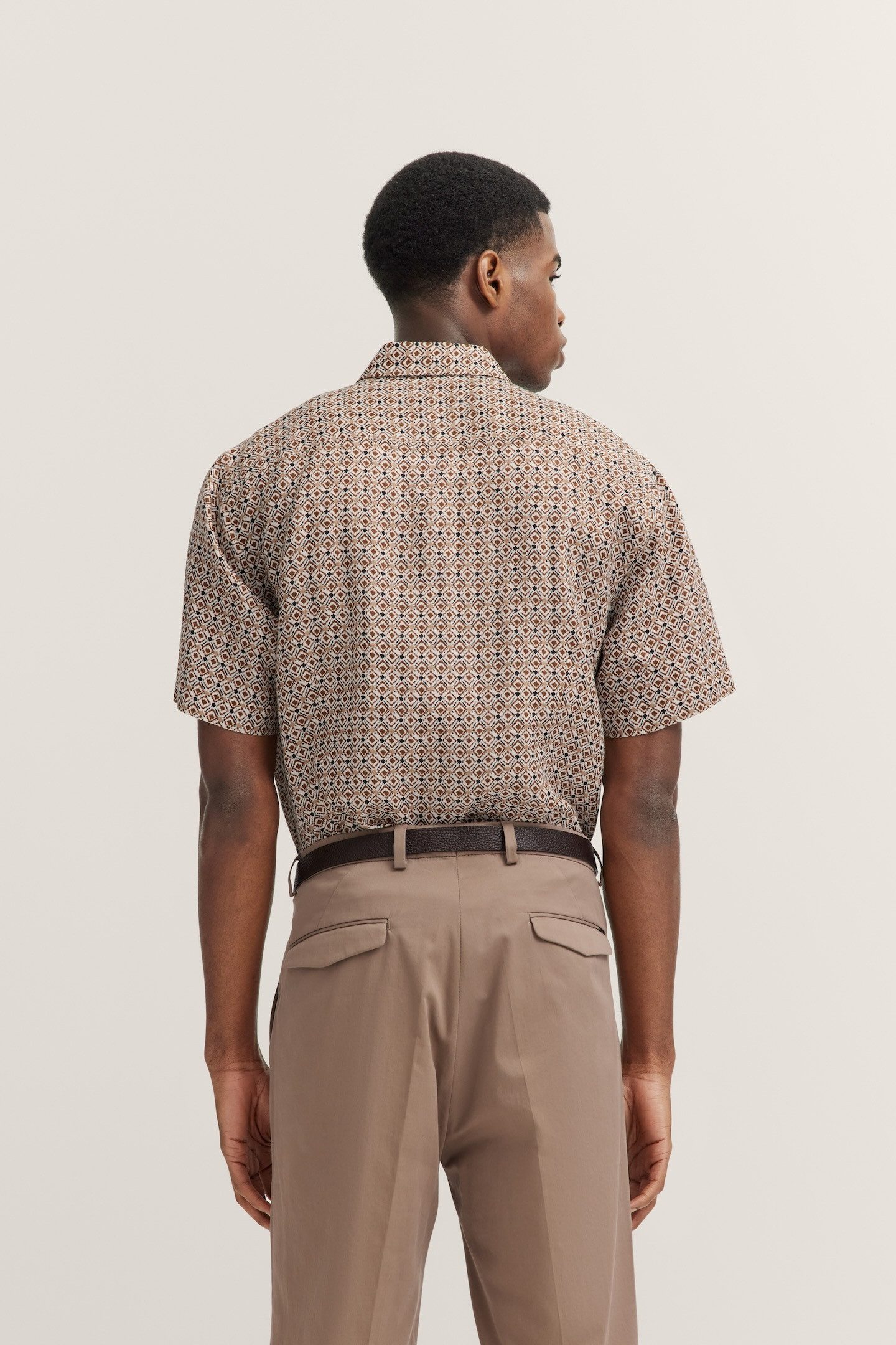 bugatti Kurzarmhemd aus Leinen