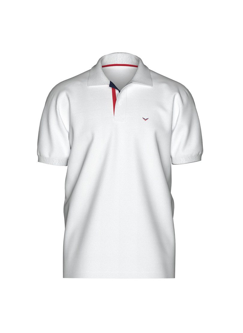 Trigema Poloshirt TRIGEMA Poloshirt mit dreifarbiger Knopfleiste (1-tlg) günstig online kaufen