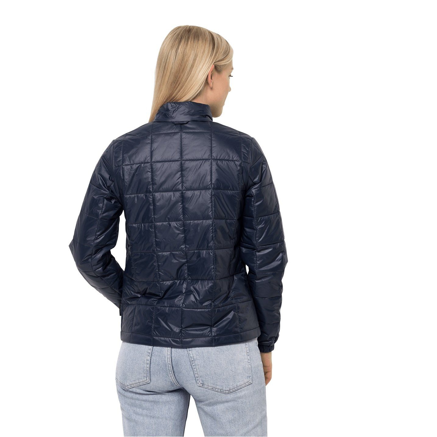 Jack Wolfskin Wintermantel Silent Wisper Parka (wasser- und winddicht, PFC-frei) dunkelblau Damen