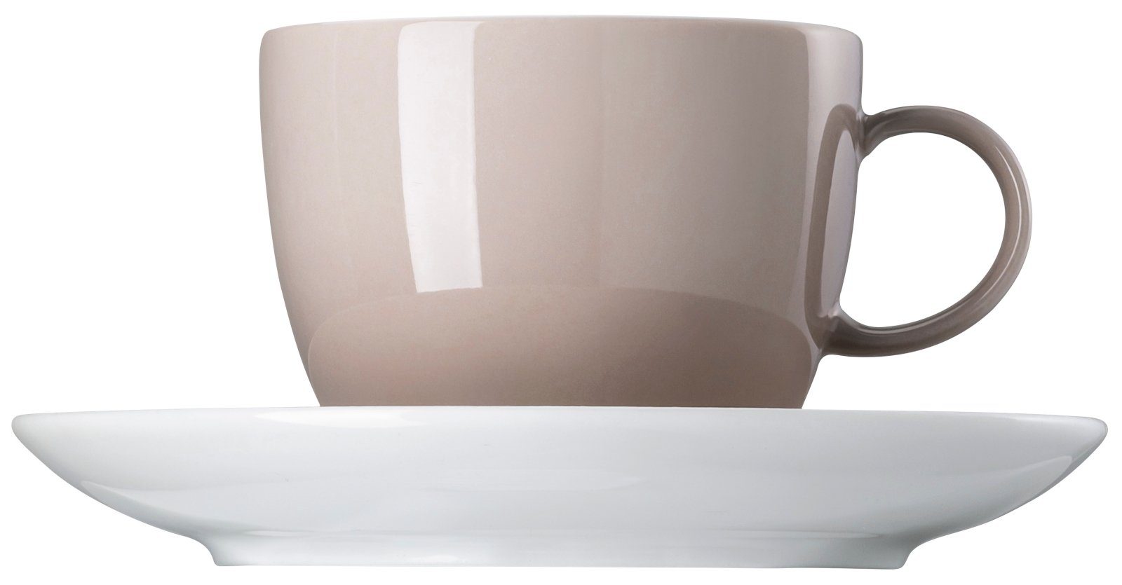 Thomas Porzellan Tasse Sunny Day Rose Powder Kaffeetasse 2tlg., Porzellan