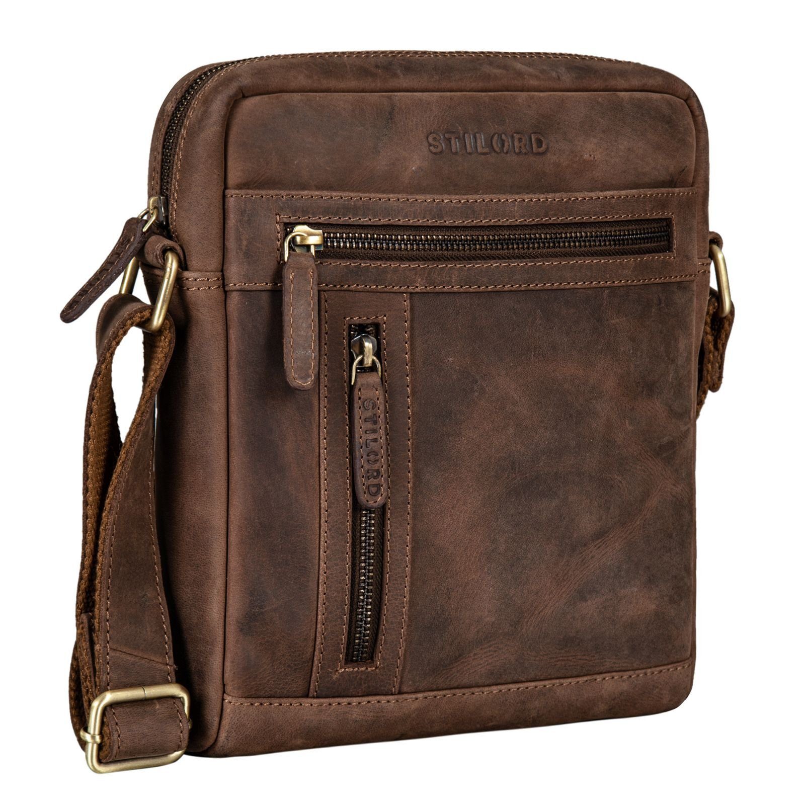 STILORD Schultertasche "Vince" Echtleder Umhängetasche Herren günstig online kaufen