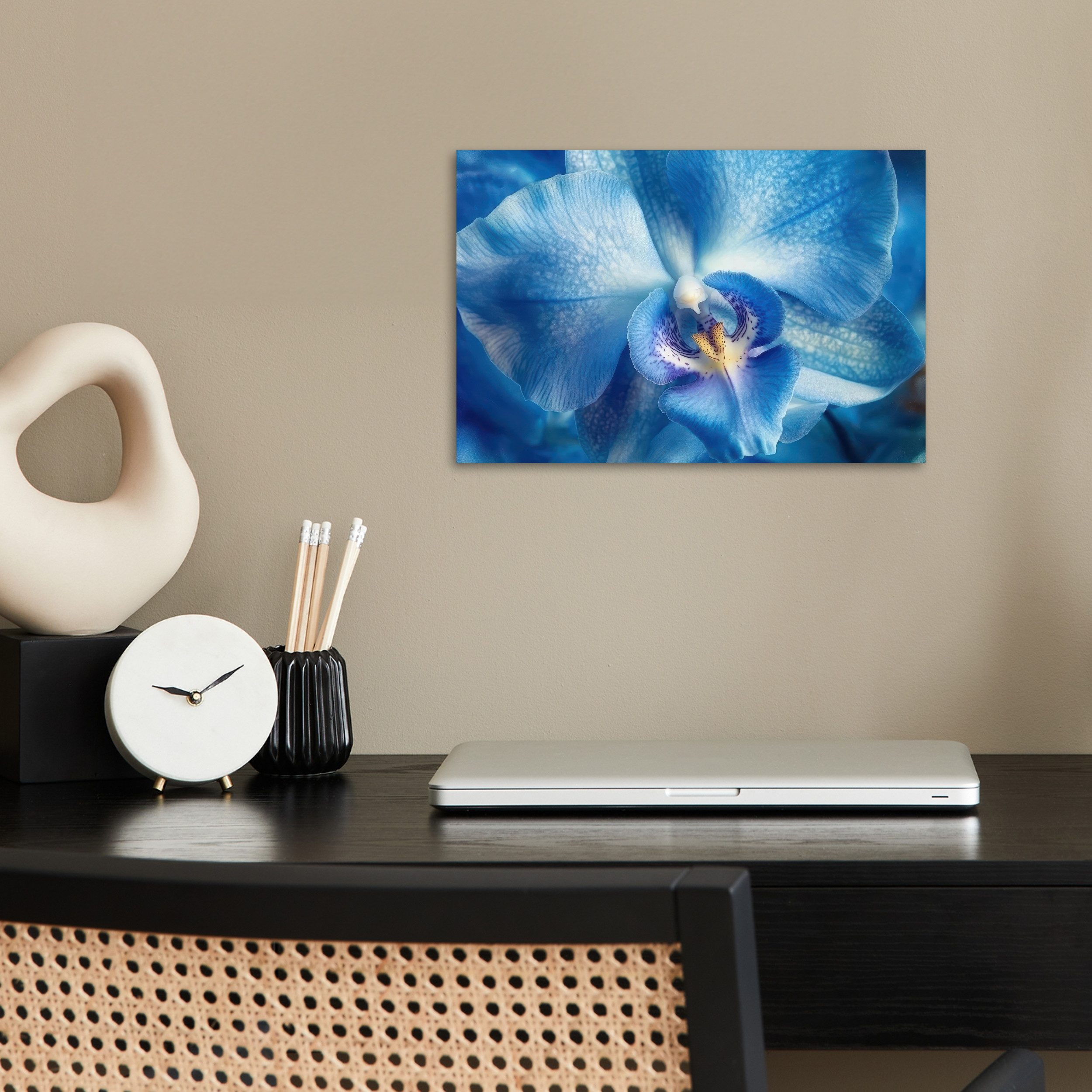 MuchoWow Poster Blau - Orchidee - günstig online kaufen